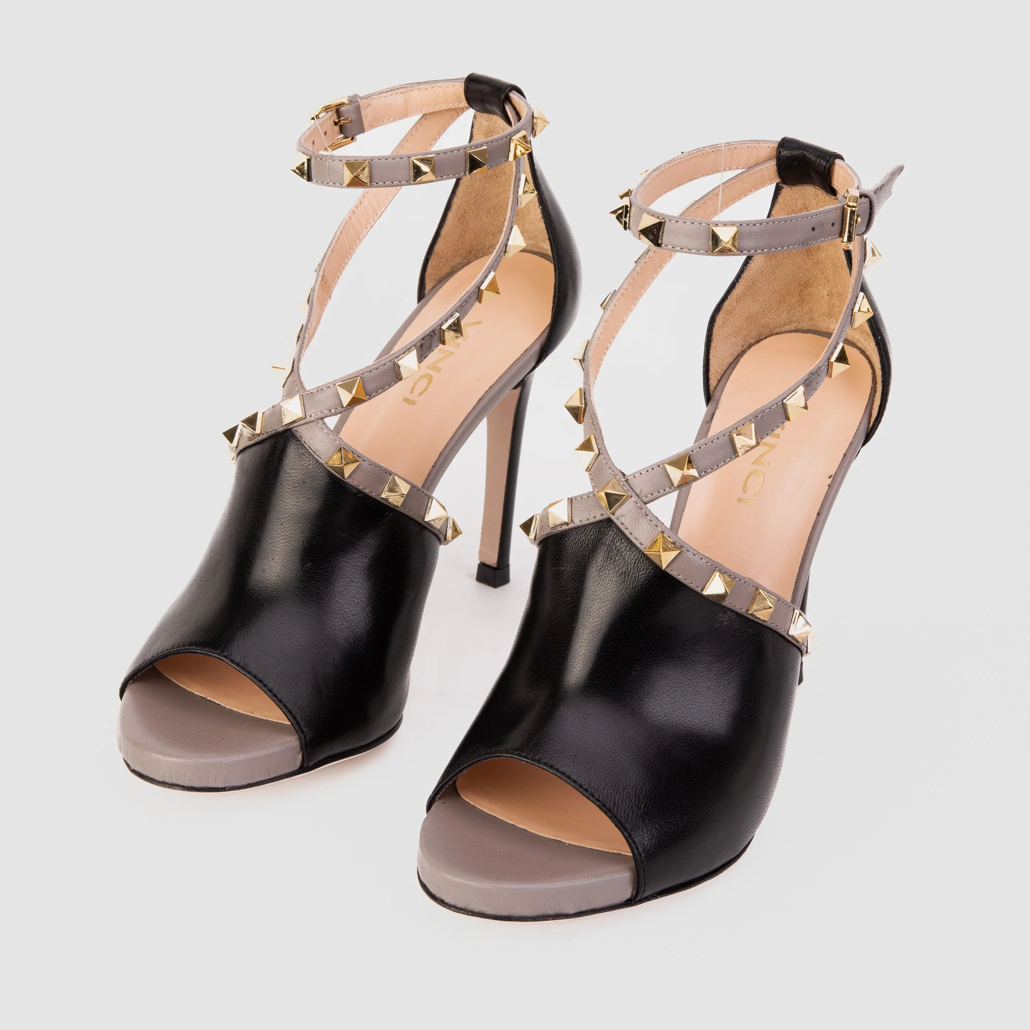 The Ribnica Black Leather Ankle Strap Women Sandal - Image 6