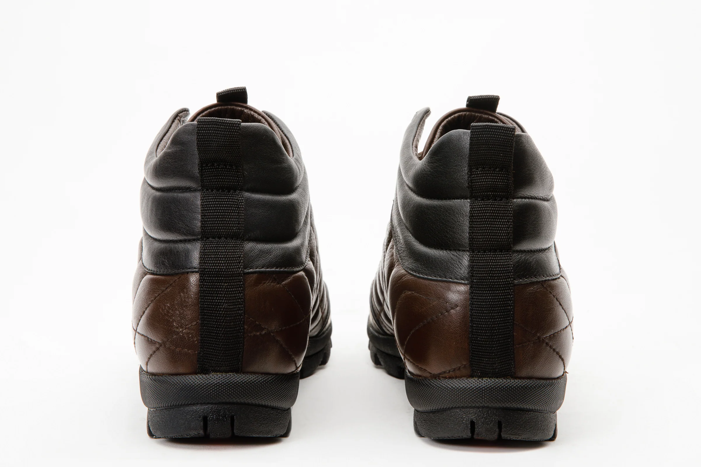 The Riga Brown Leather Casual Lace-Up Men Boots Final Sale! - Image 4