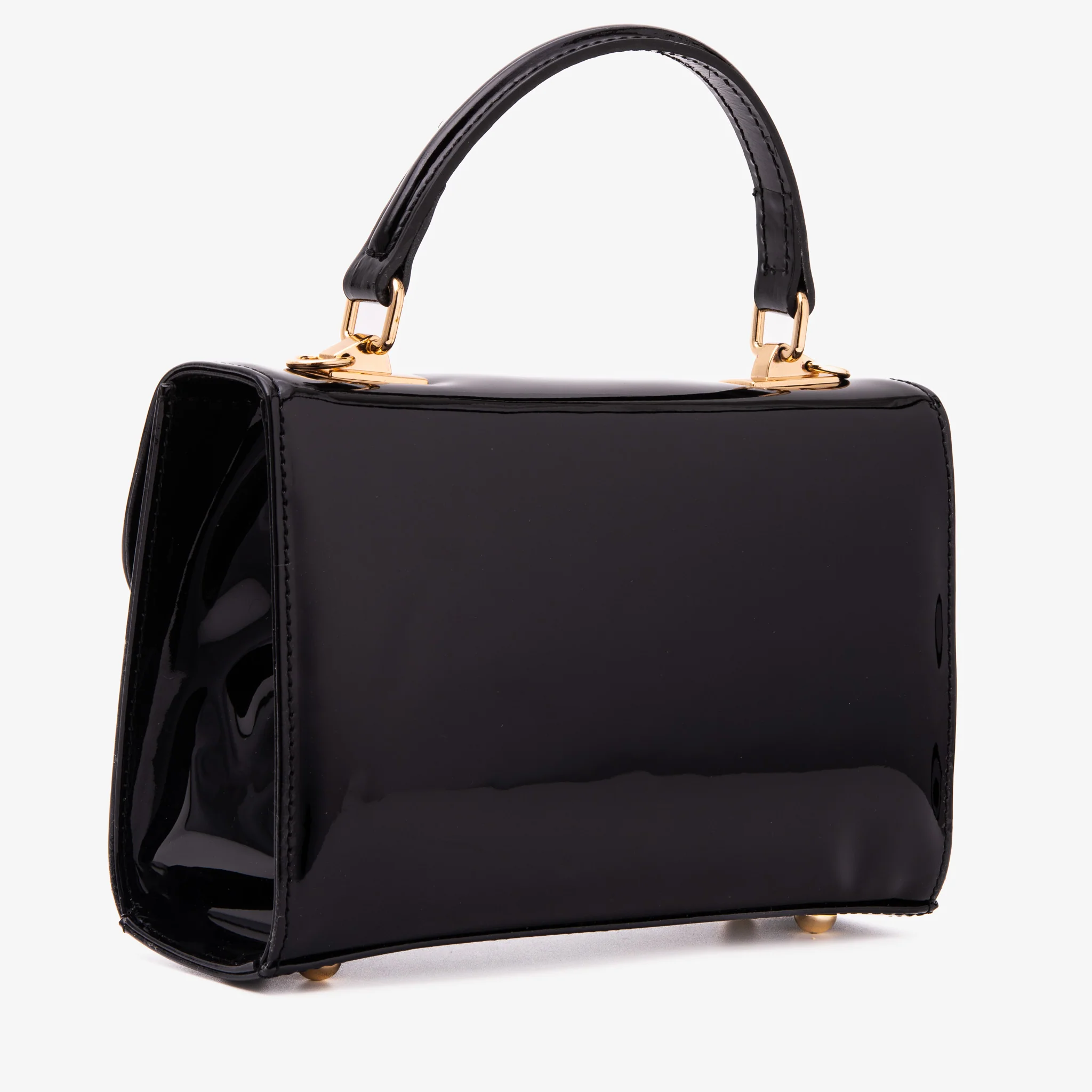 The Rosalinda Black Leather Handbag - Image 5