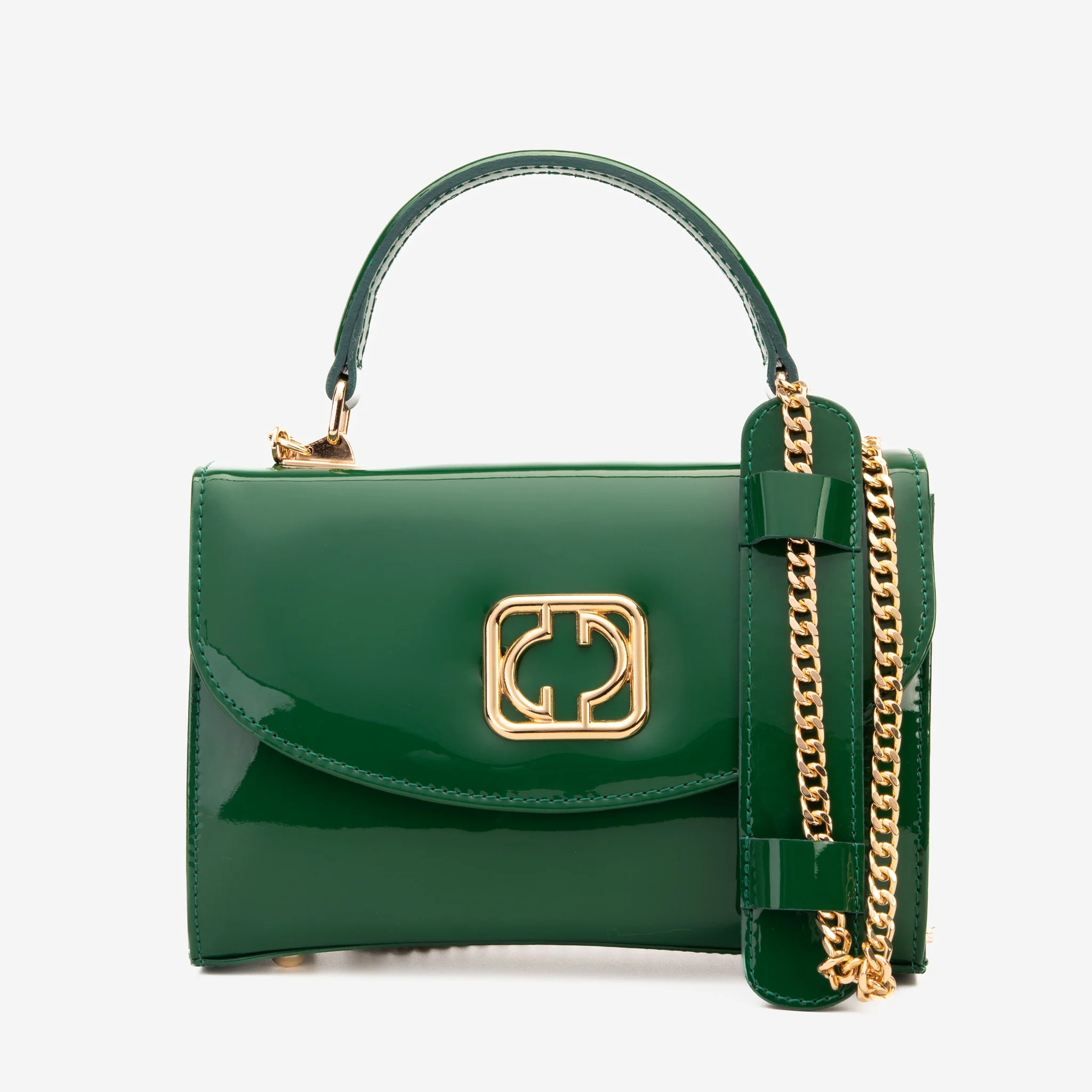 The Rosalinda Green Leather Handbag - Image 5