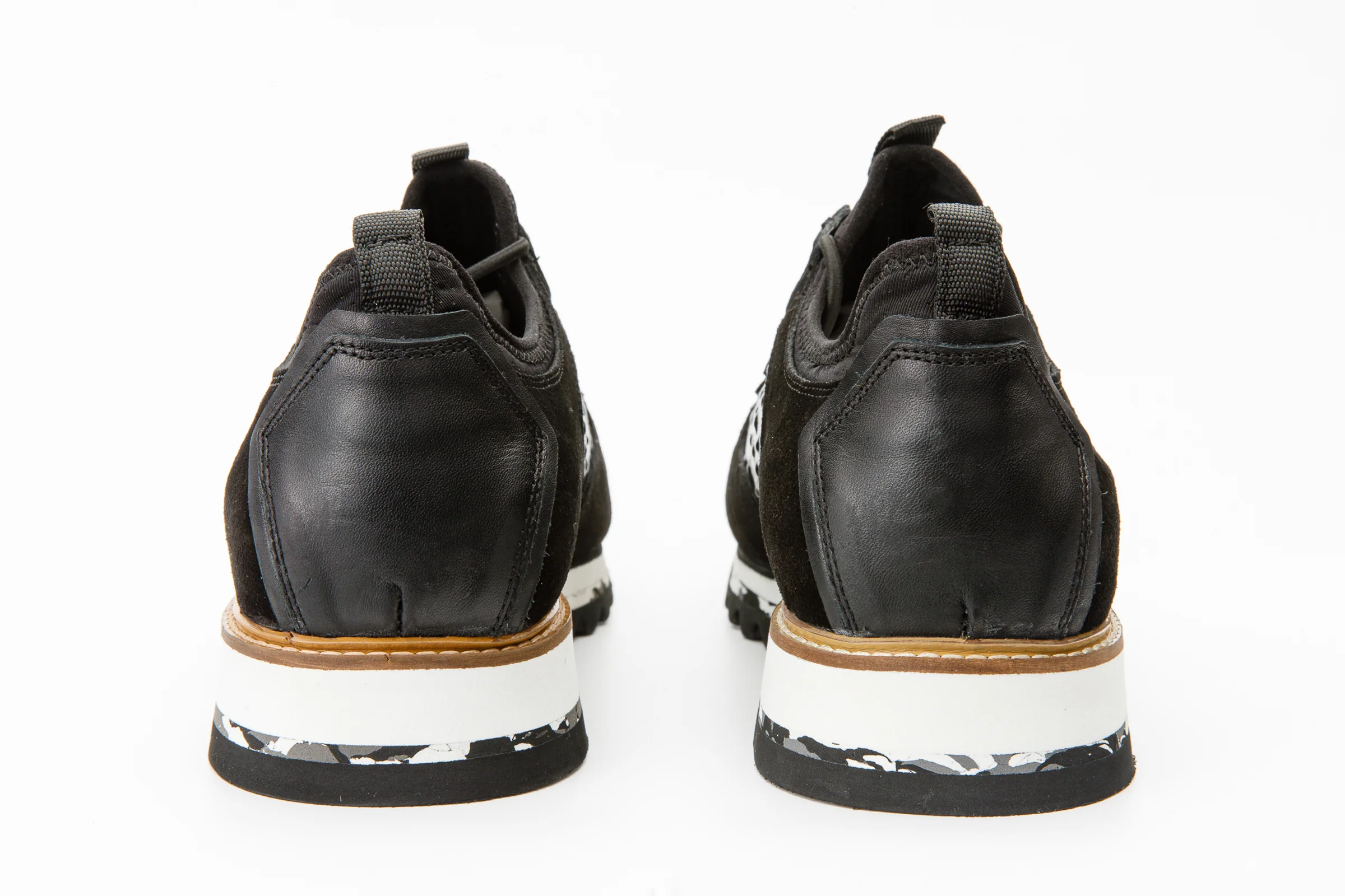 The Sopez Black Leather Men Sneaker - Image 4