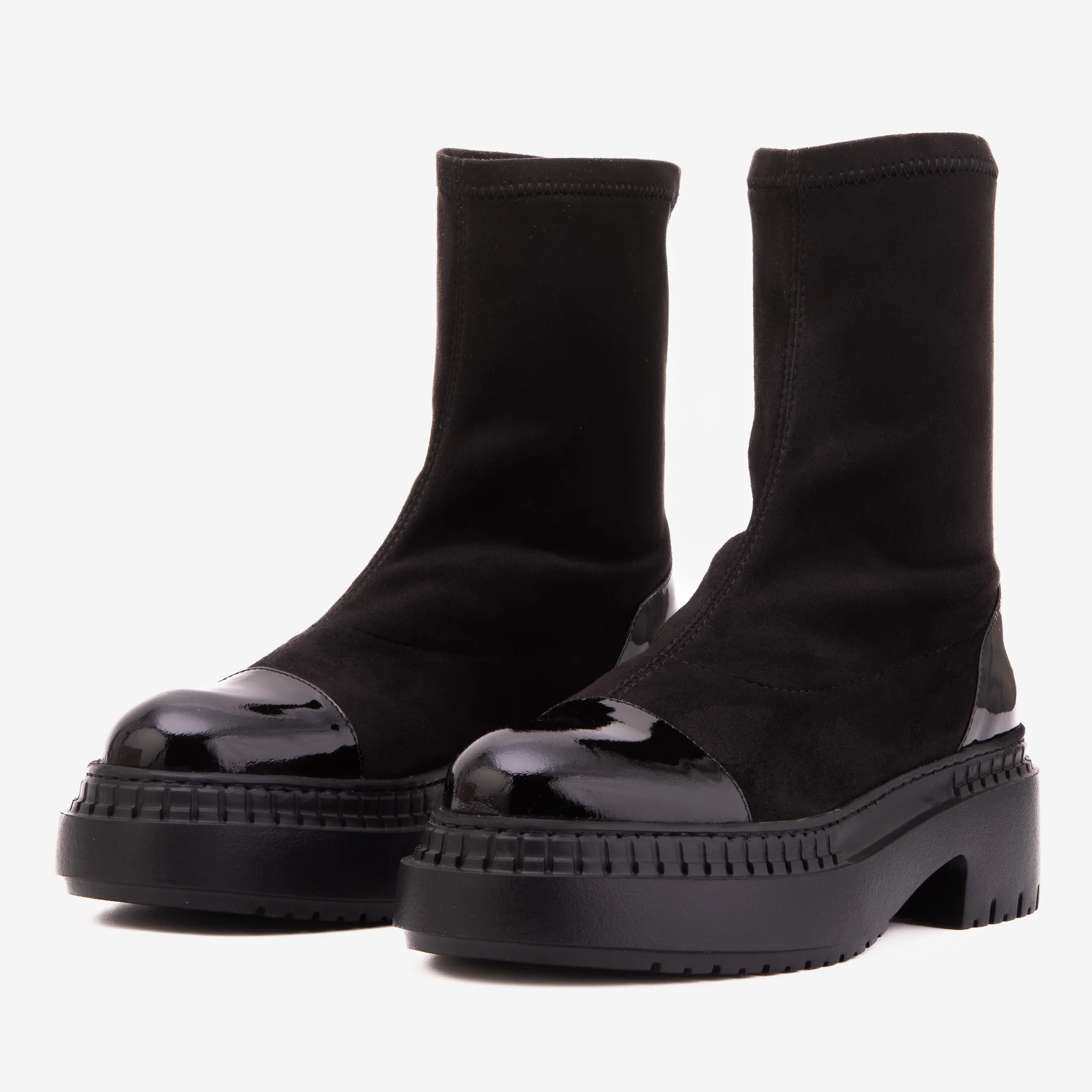 The Sorella Black Tip Suede Leather Women’s Boot - Image 2