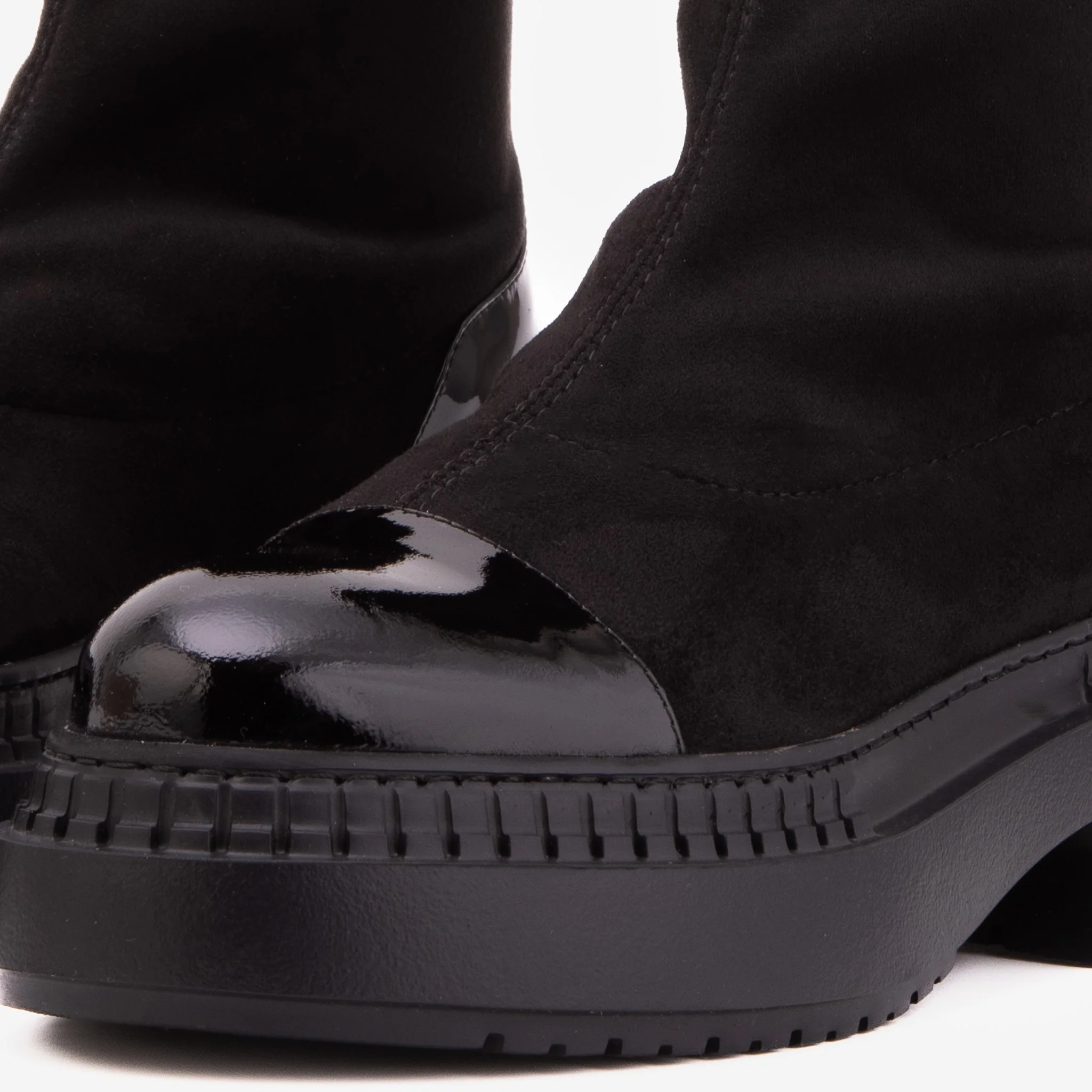 The Sorella Black Tip Suede Leather Women’s Boot - Image 3