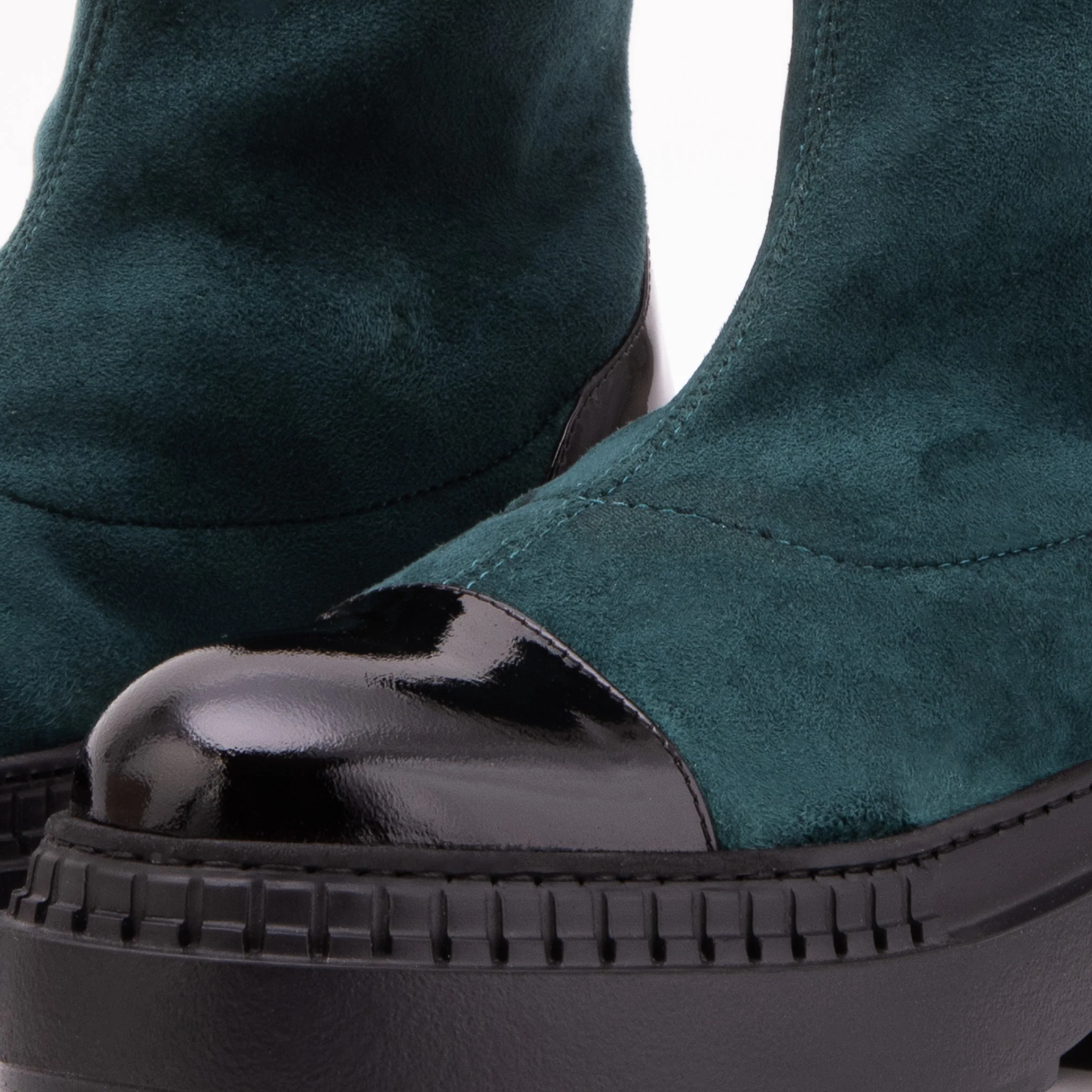 The Sorella Deep Teal Suede Leather Women’s Boot - Image 3