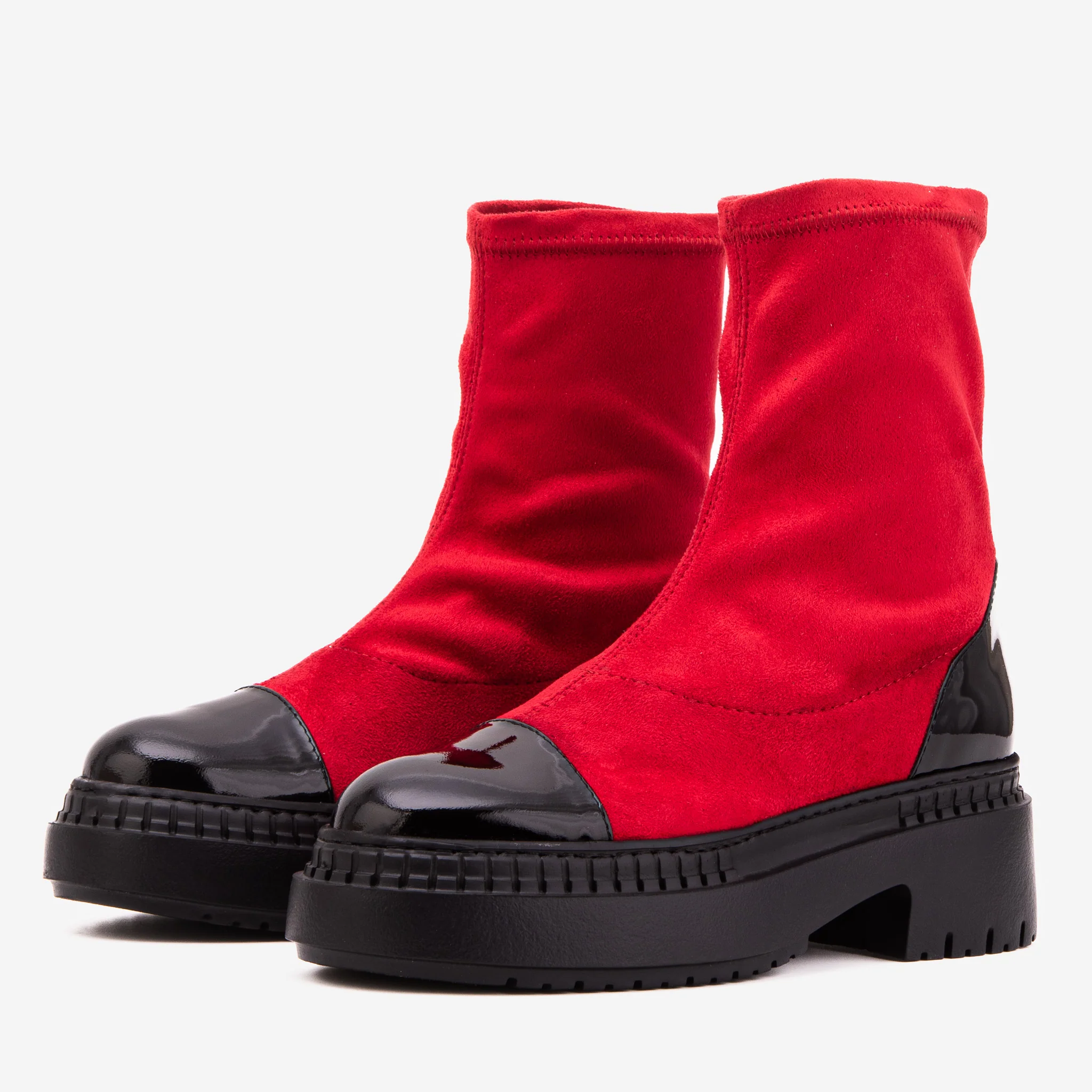 The Sorella Red Tip Suede Leather Women’s Boot - Image 2