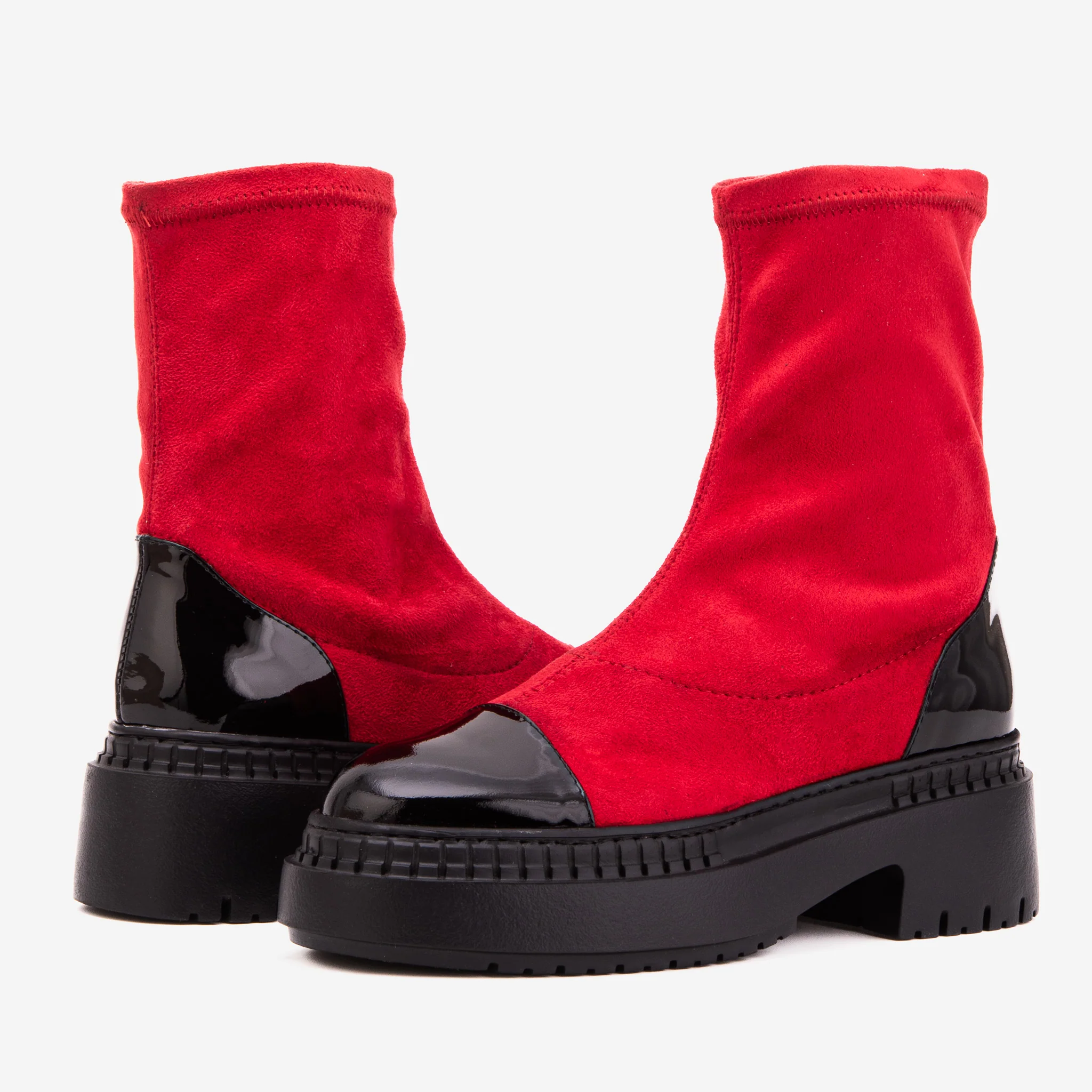 The Sorella Red Tip Suede Leather Women’s Boot - Image 5