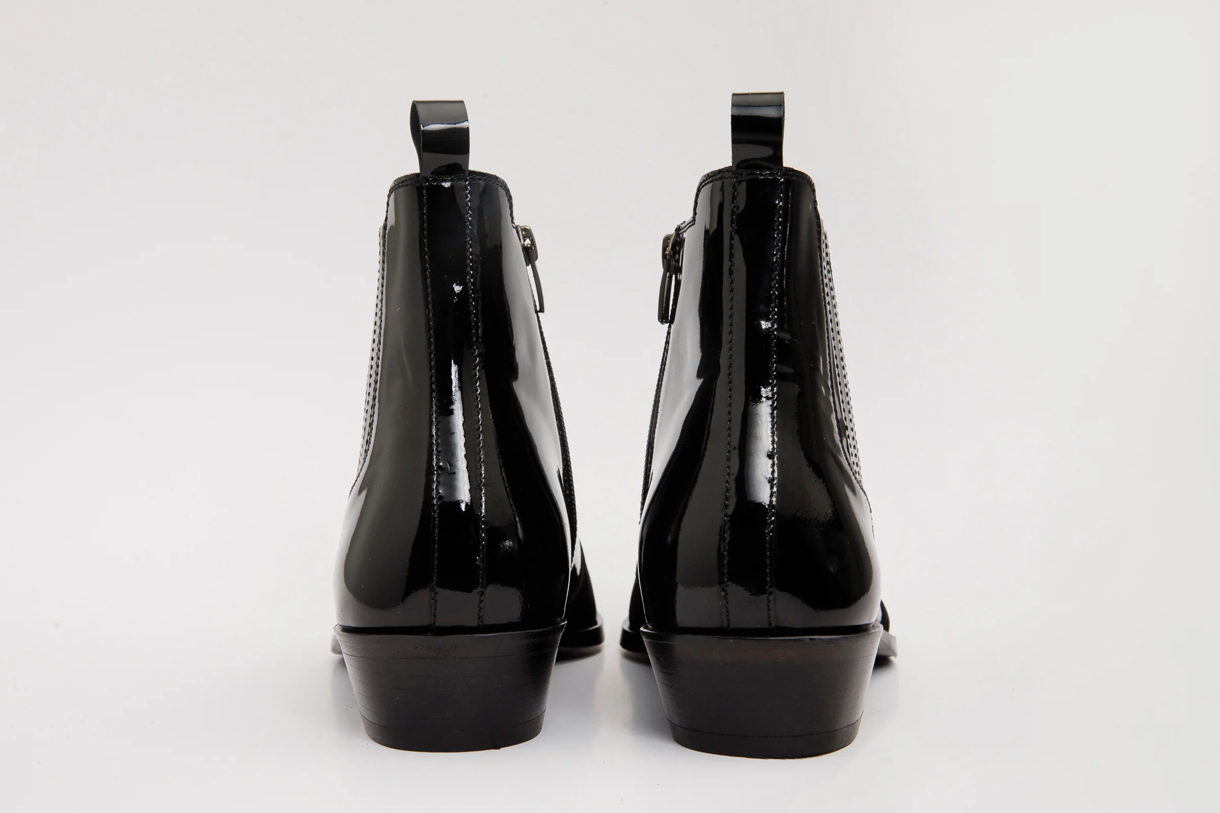 The Sorhag Black Suede Leather Dress Men Boot - Image 4