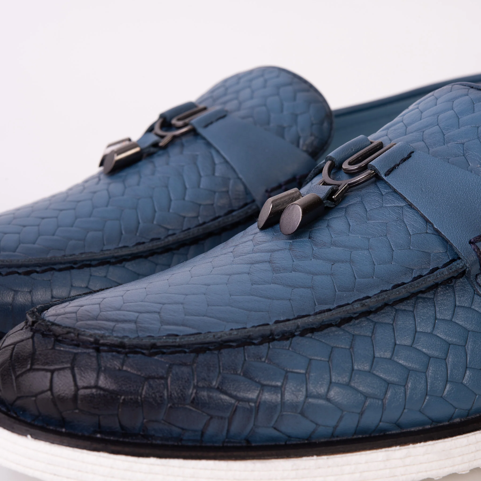 The Sperry Jeans Blue Leather Tassel Loafer Men Shoe - Image 3