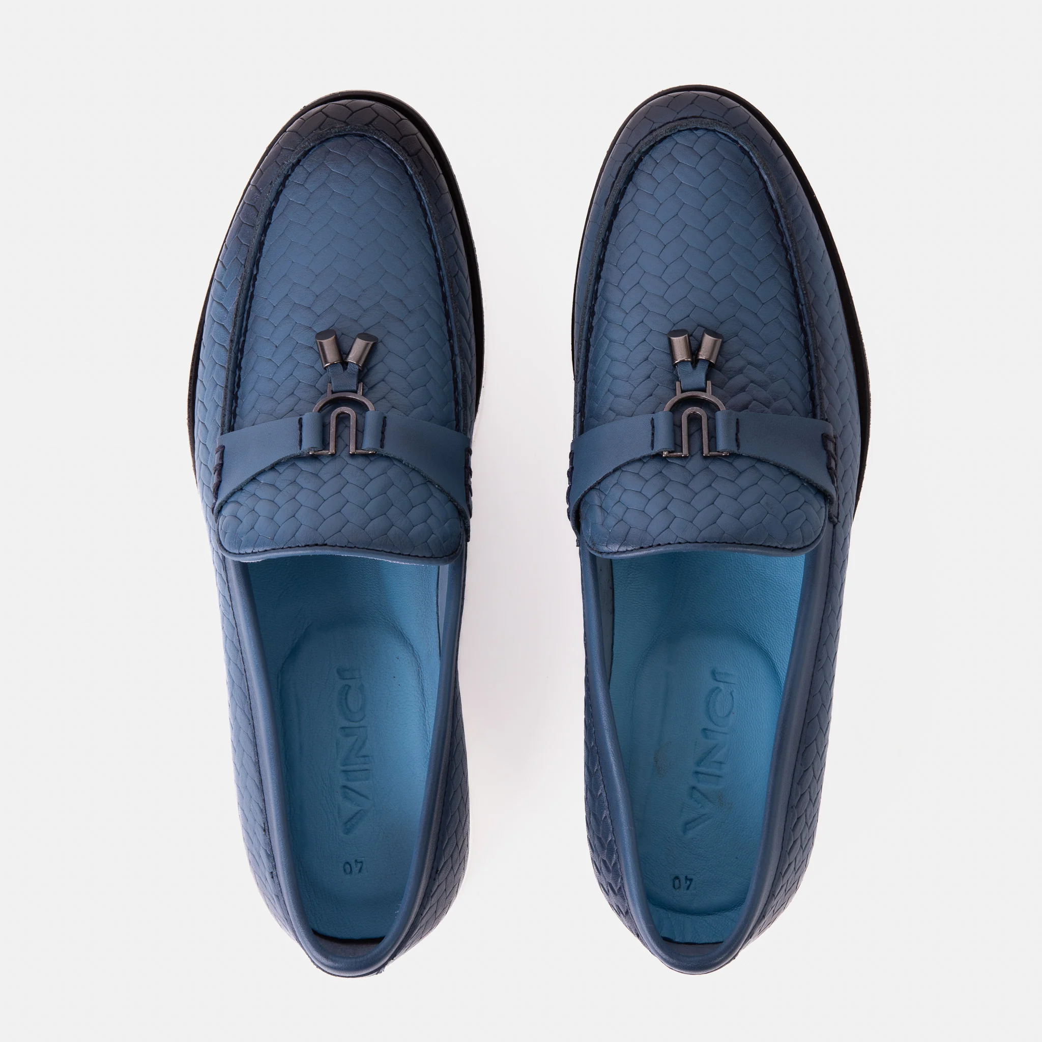 The Sperry Jeans Blue Leather Tassel Loafer Men Shoe - Image 4