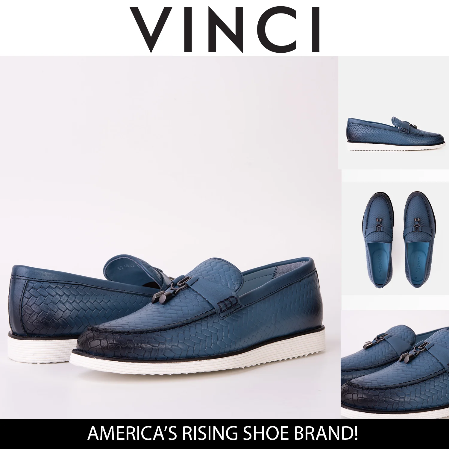 The Sperry Jeans Blue Leather Tassel Loafer Men Shoe - Image 6