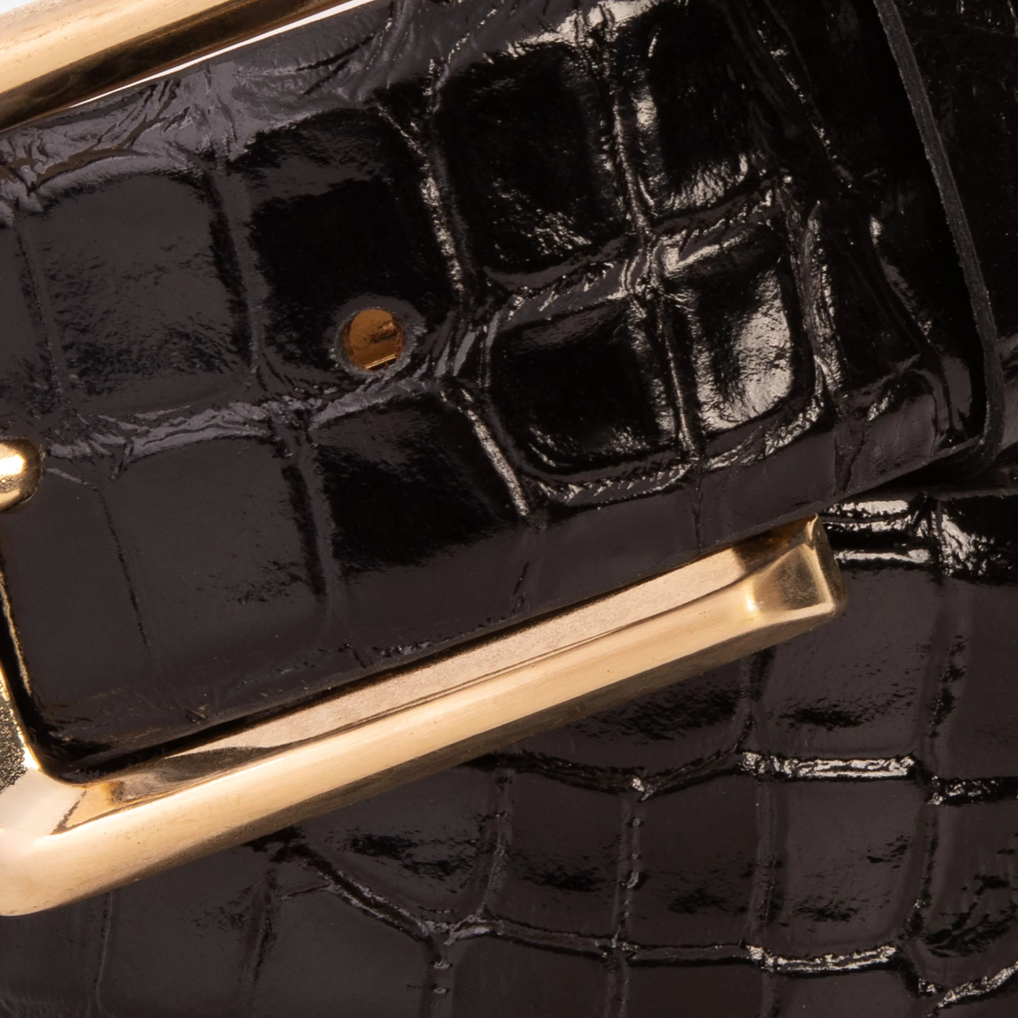 The Strat Black Leather Belt - Image 3