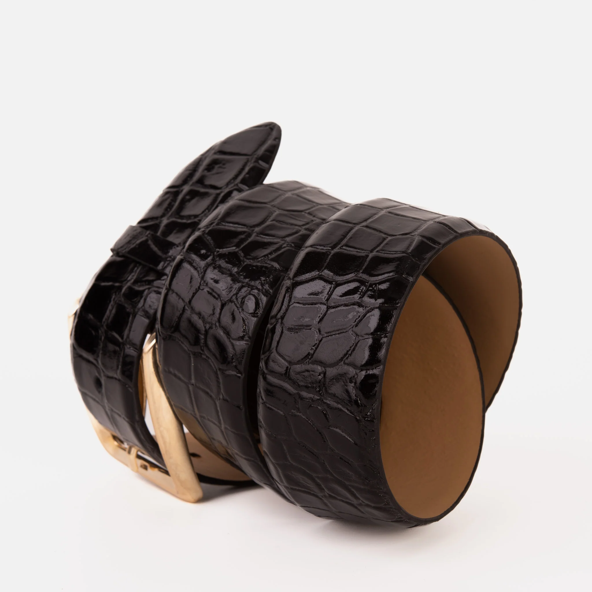 The Strat Black Leather Belt - Image 6