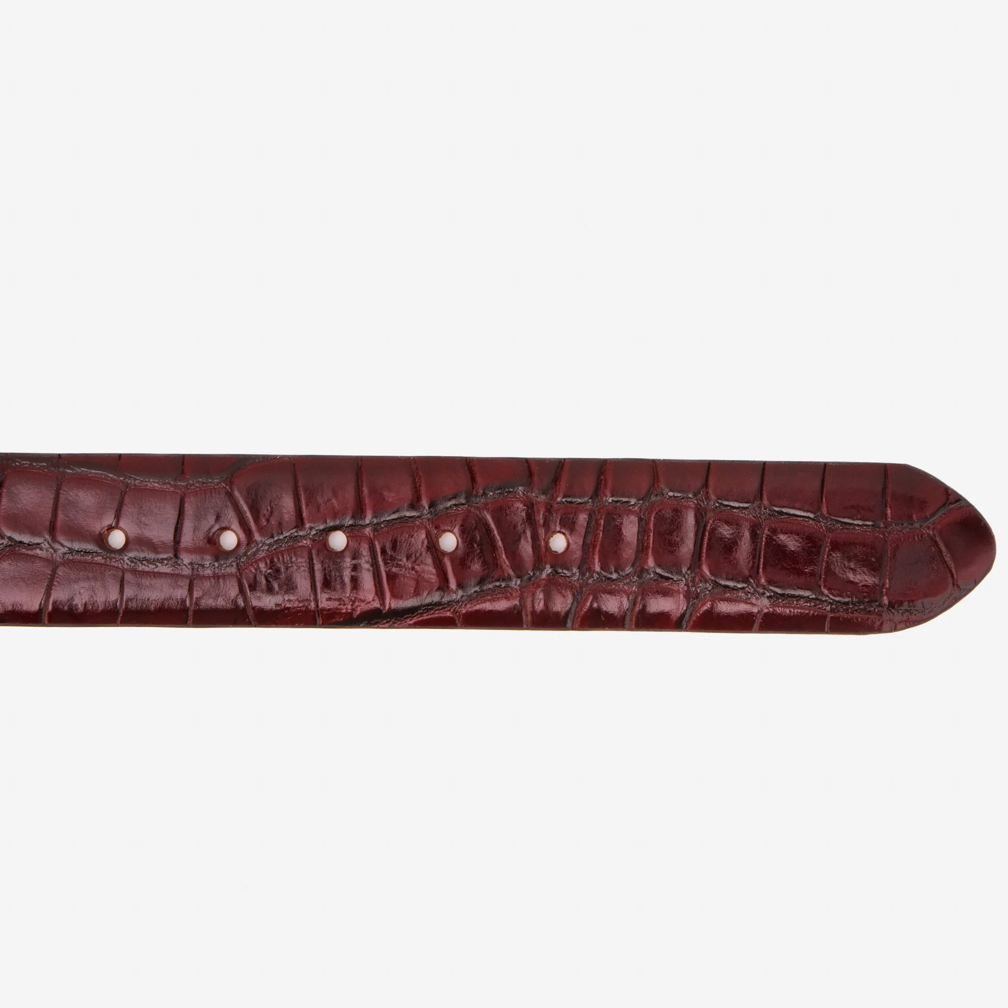 The Strat Burgundy Leather Belt - Image 7