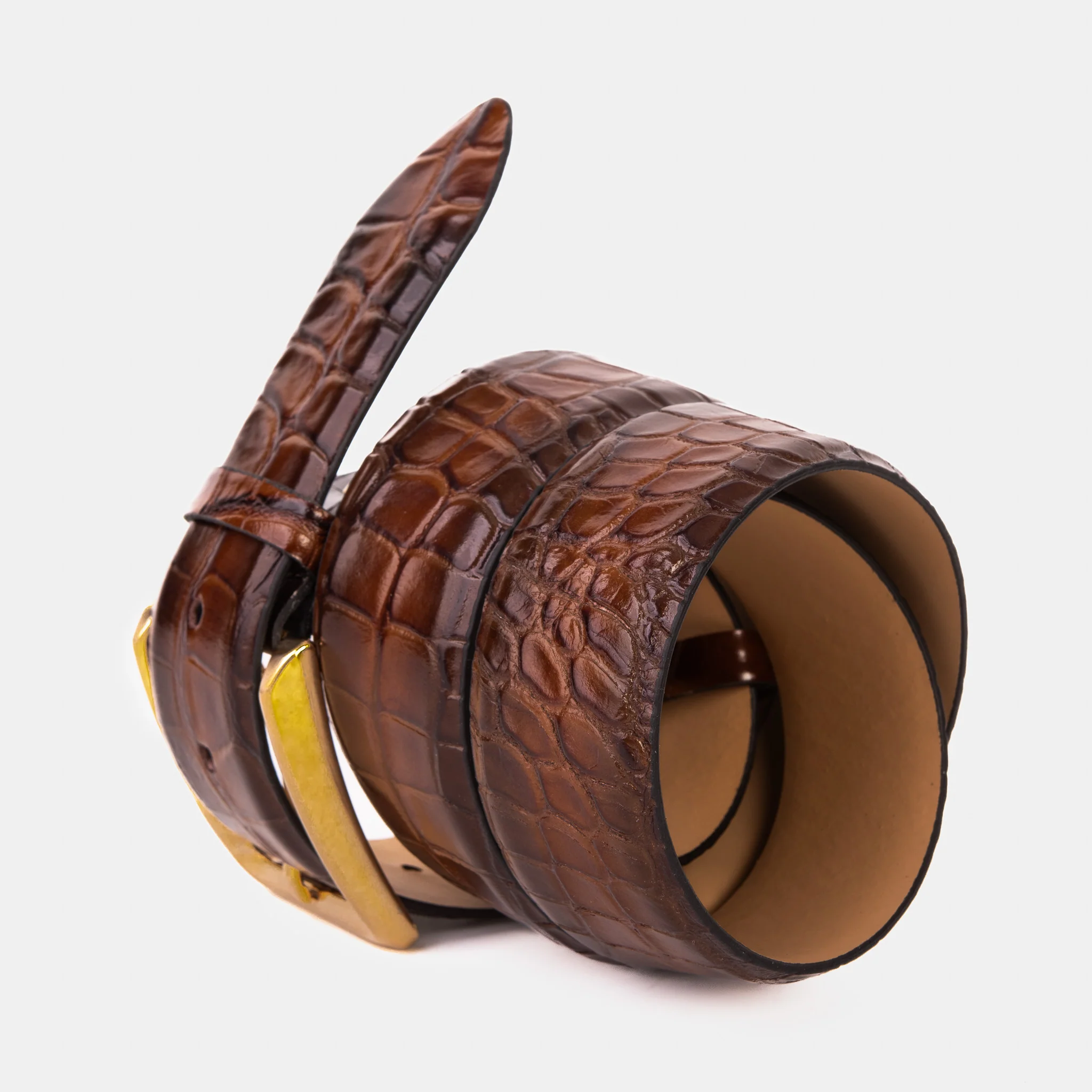 The Strat Brown Leather Belt - Image 3