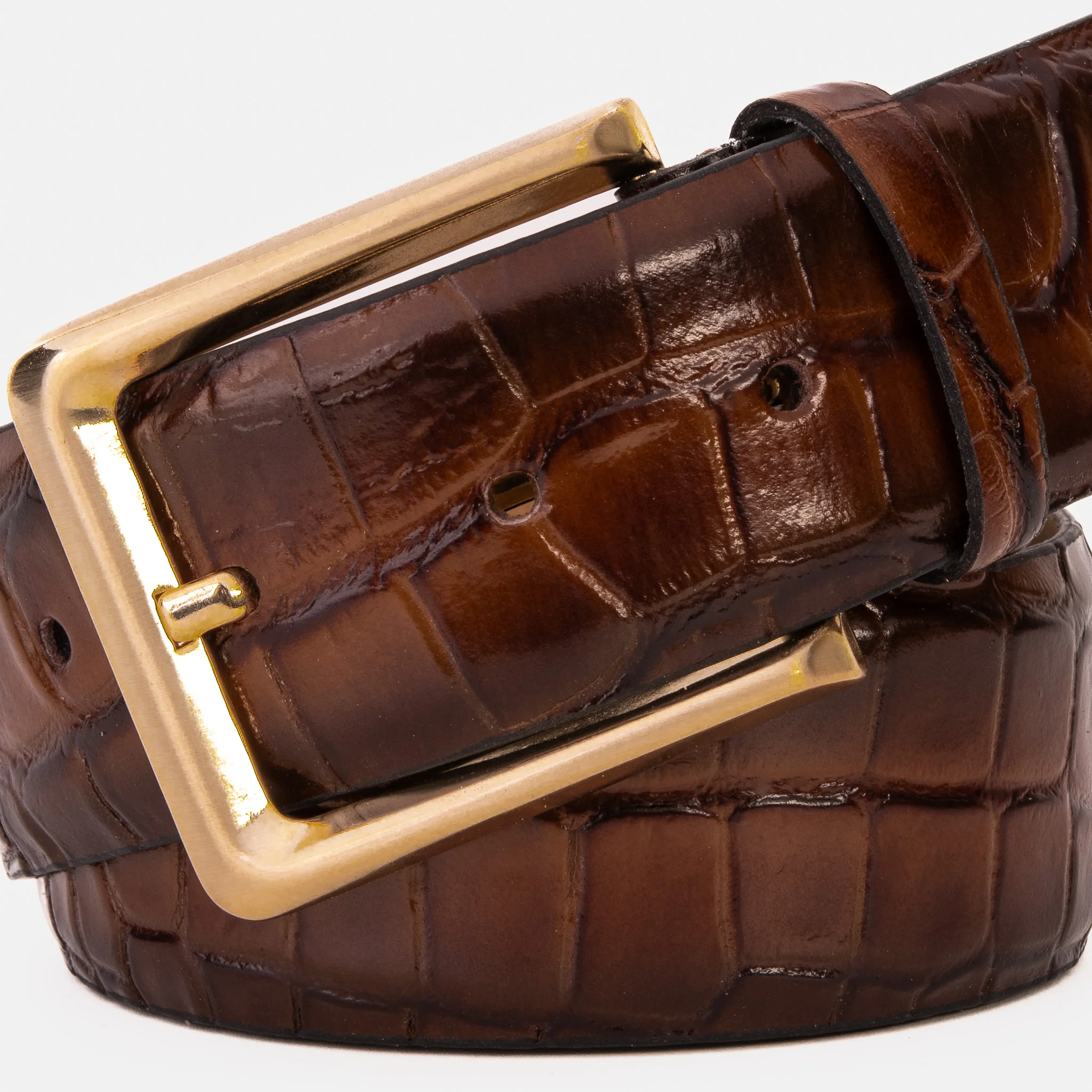 The Strat Brown Leather Belt - Image 4