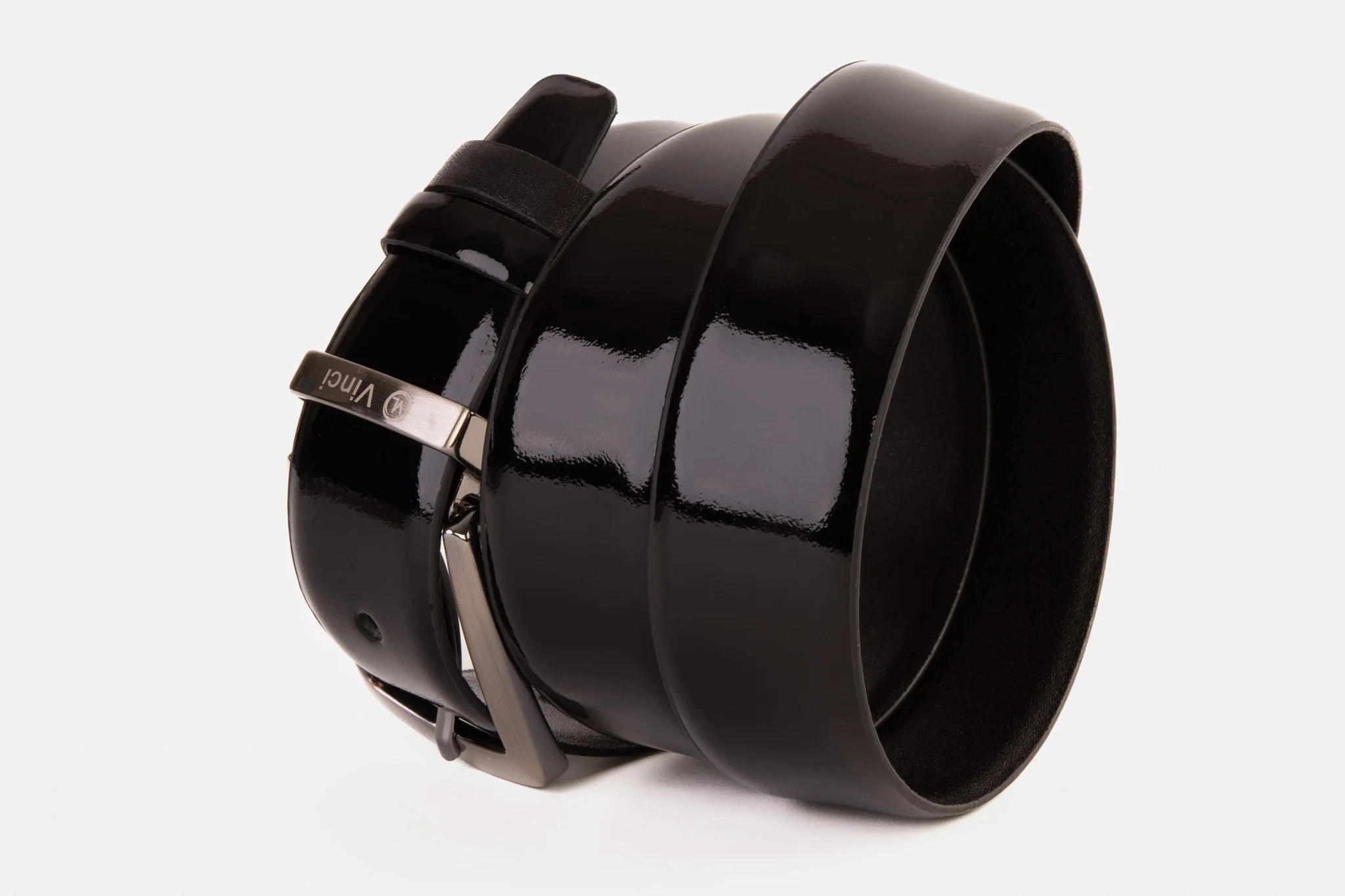 The Sun Reversible Black Patent Leather Belt - Image 2