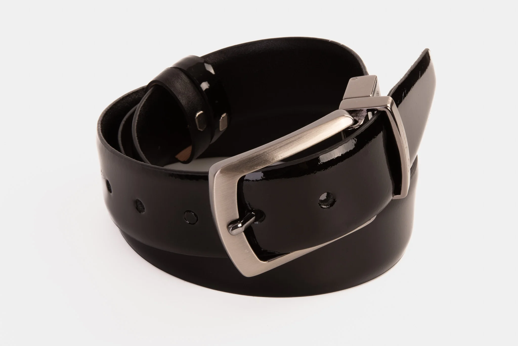 The Sun Reversible Black Patent Leather Belt - Image 6