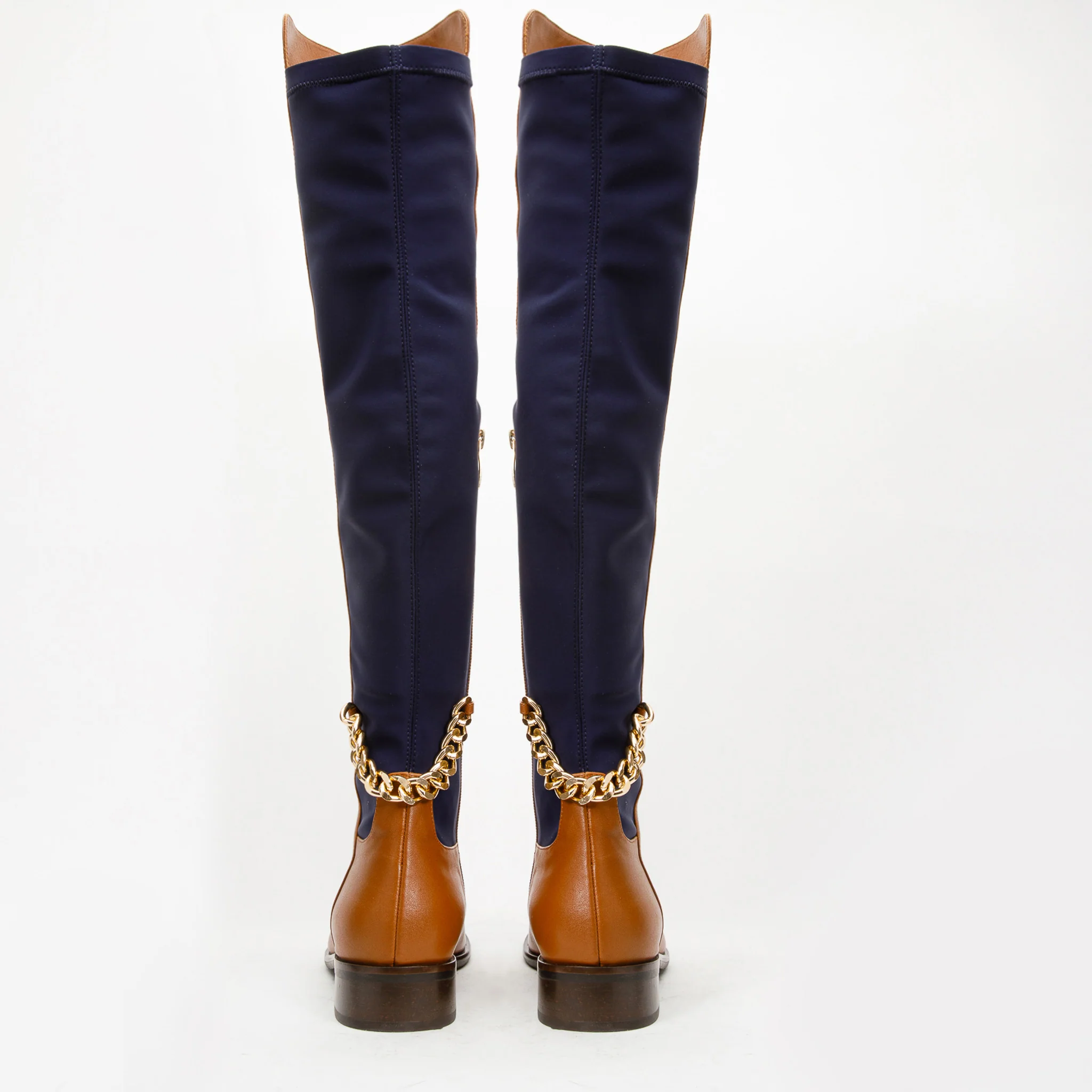 The Tallin Tan Leather Knee High Women Boot - Image 5
