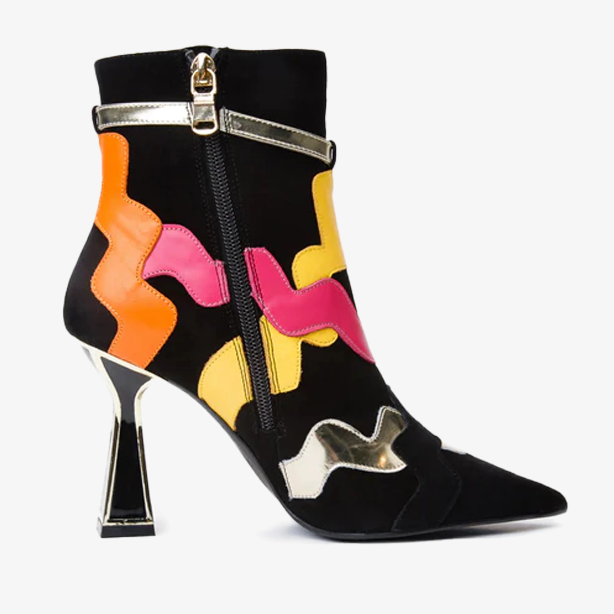 The Tario Black Suede Leather Ankle Women Boot - Image 2