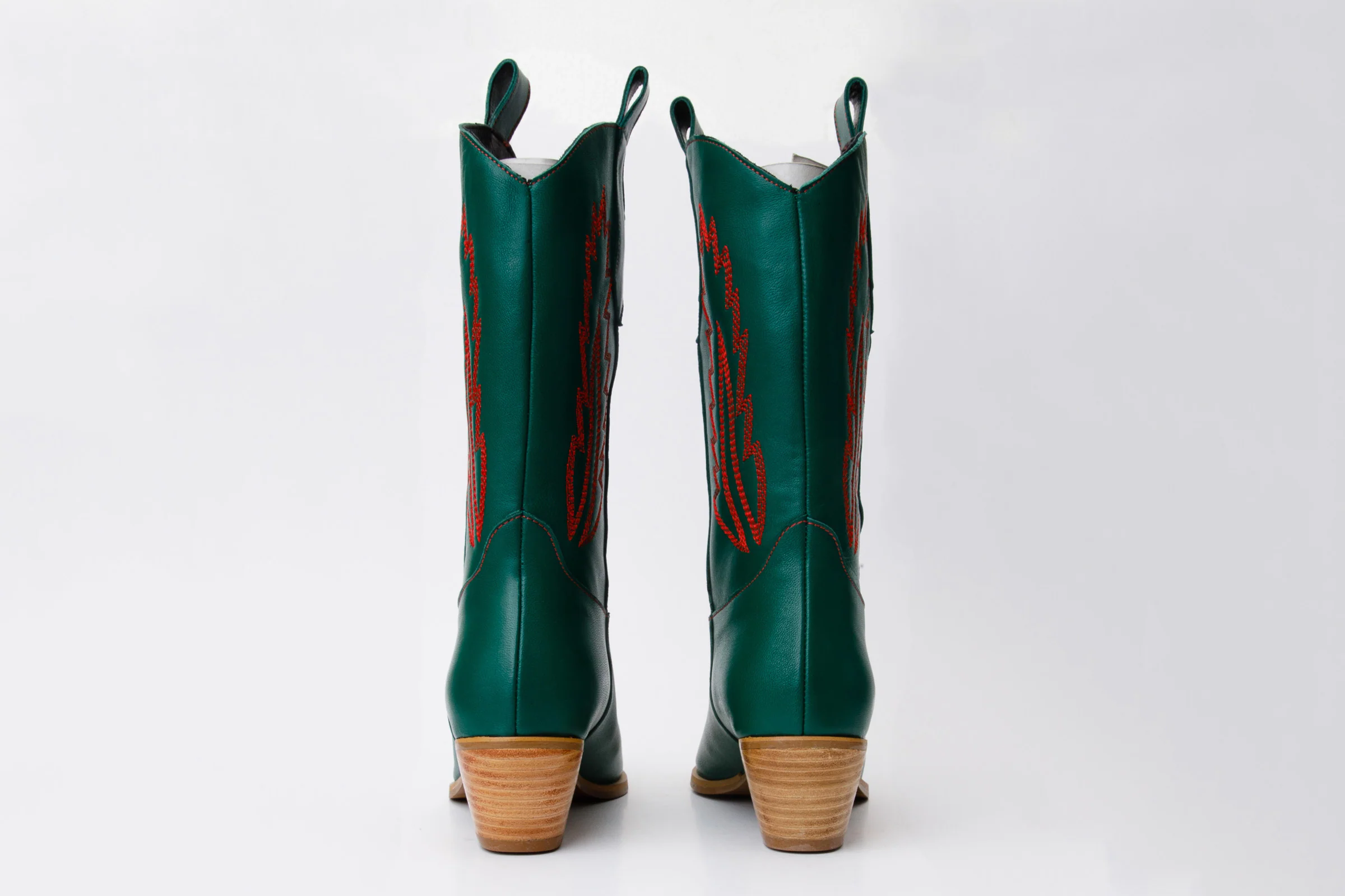 The Togg Green Leather Cowboy Women Boot Final Sale! - Image 4