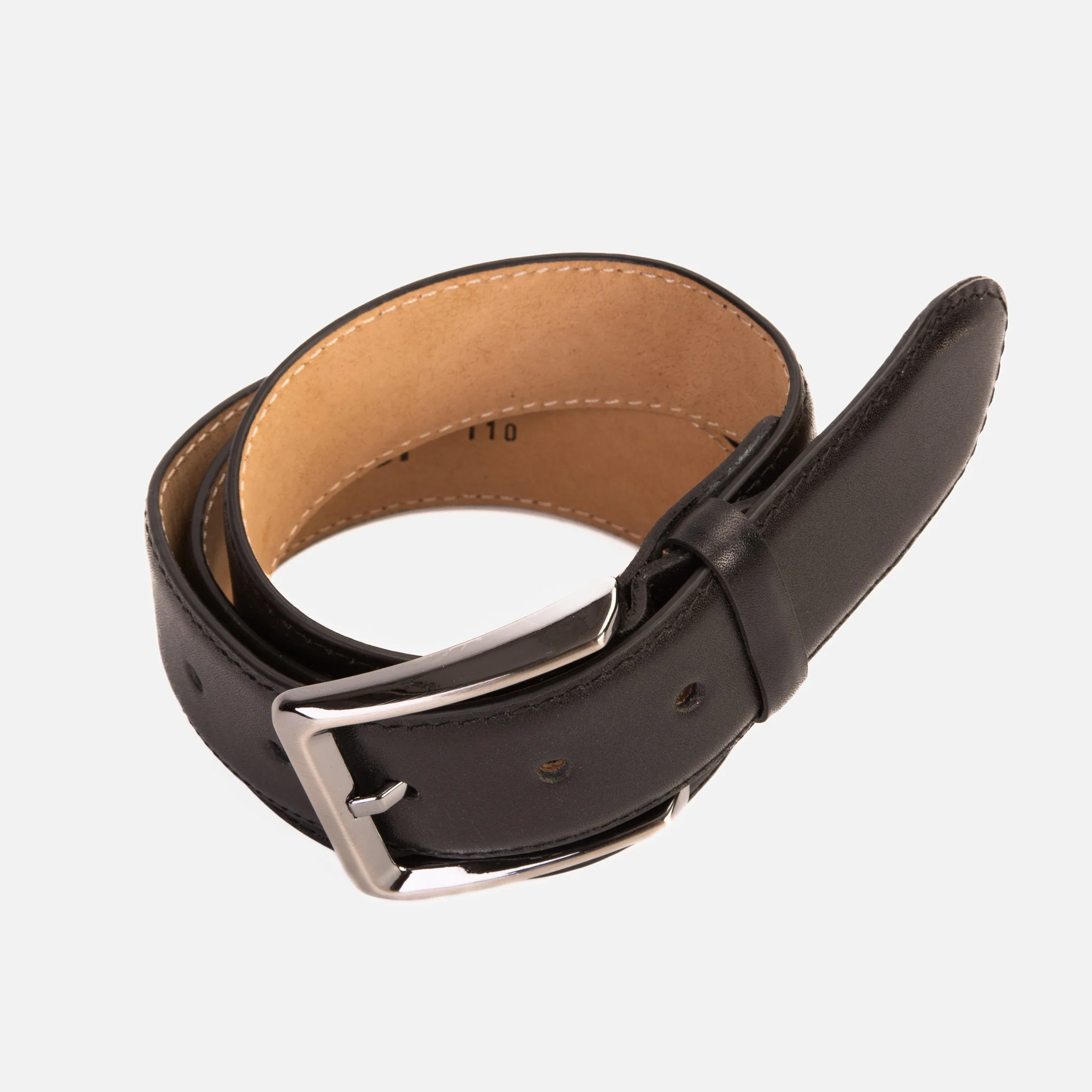 The Torino Black Calfskin Belt - Image 5
