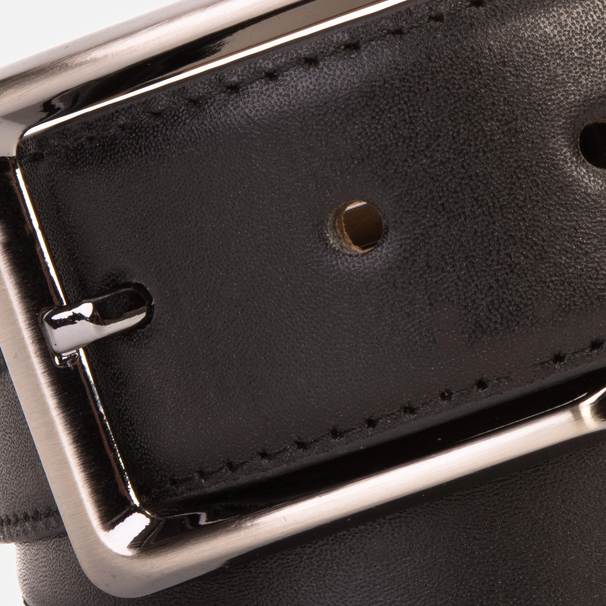 The Torino Black Calfskin Belt - Image 7
