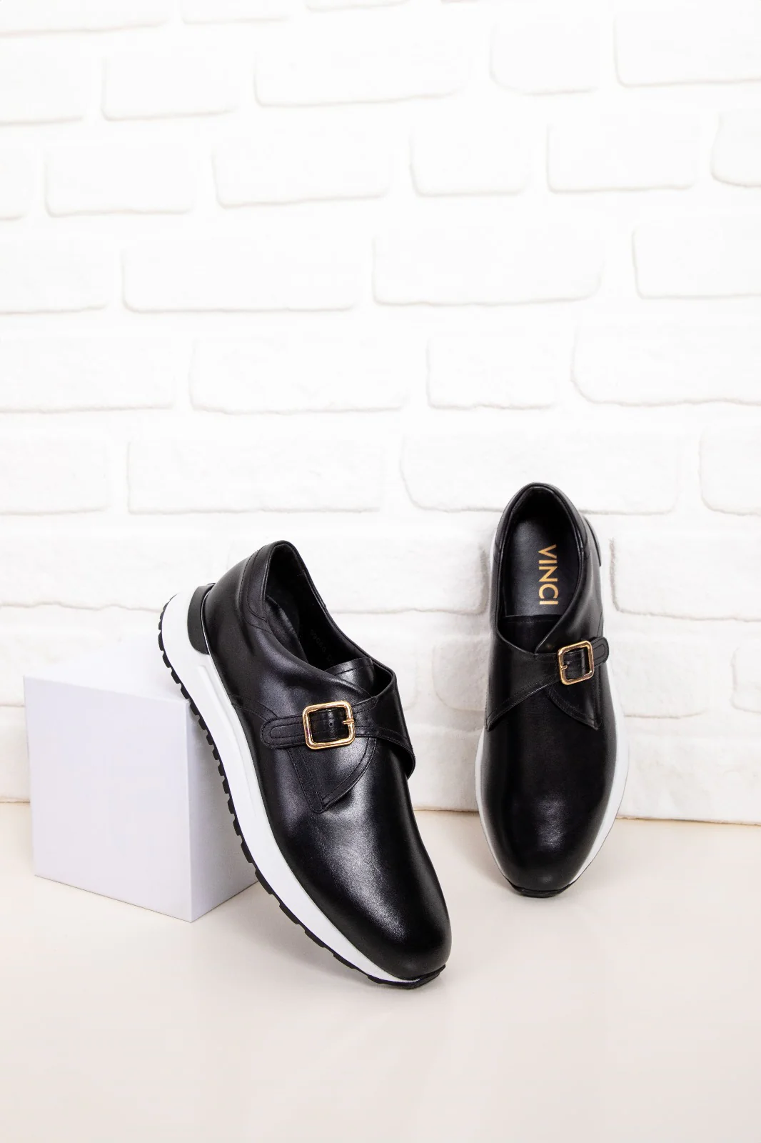 The Torino Black Leather Men Sneaker - Image 8