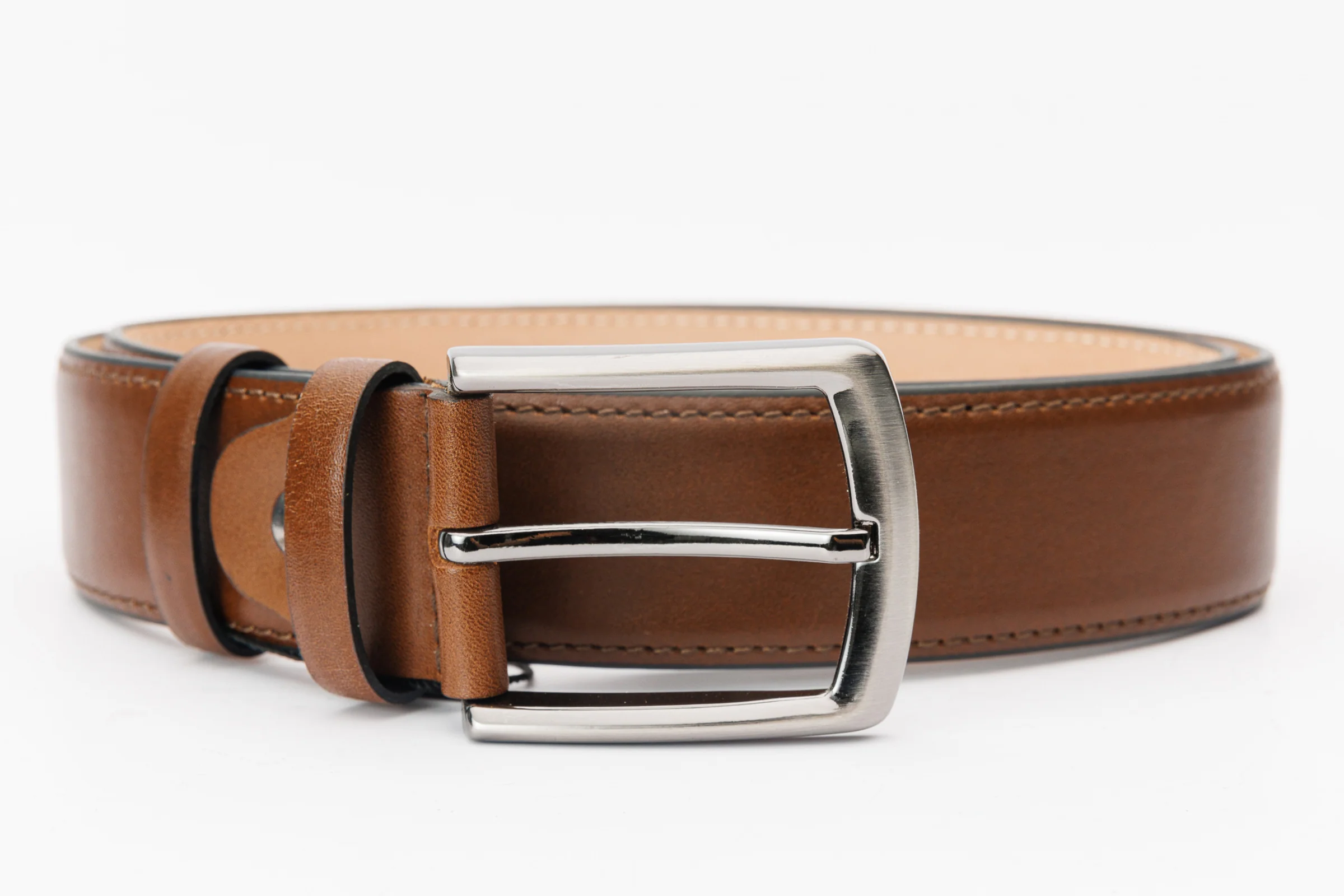 The Torino Brown Calfskin Belt - Image 8