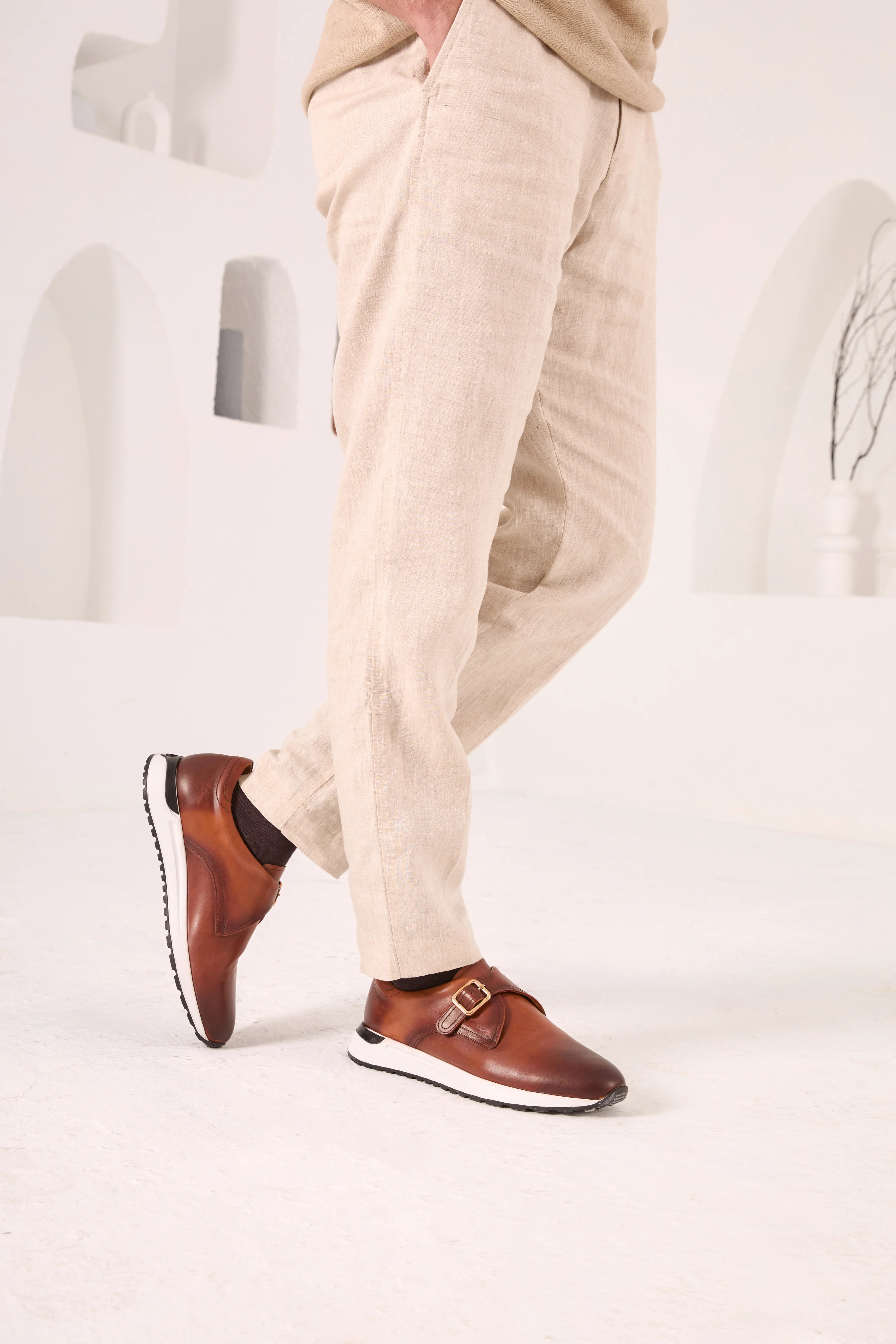 The Torino Tan Leather Men Sneaker - Image 13