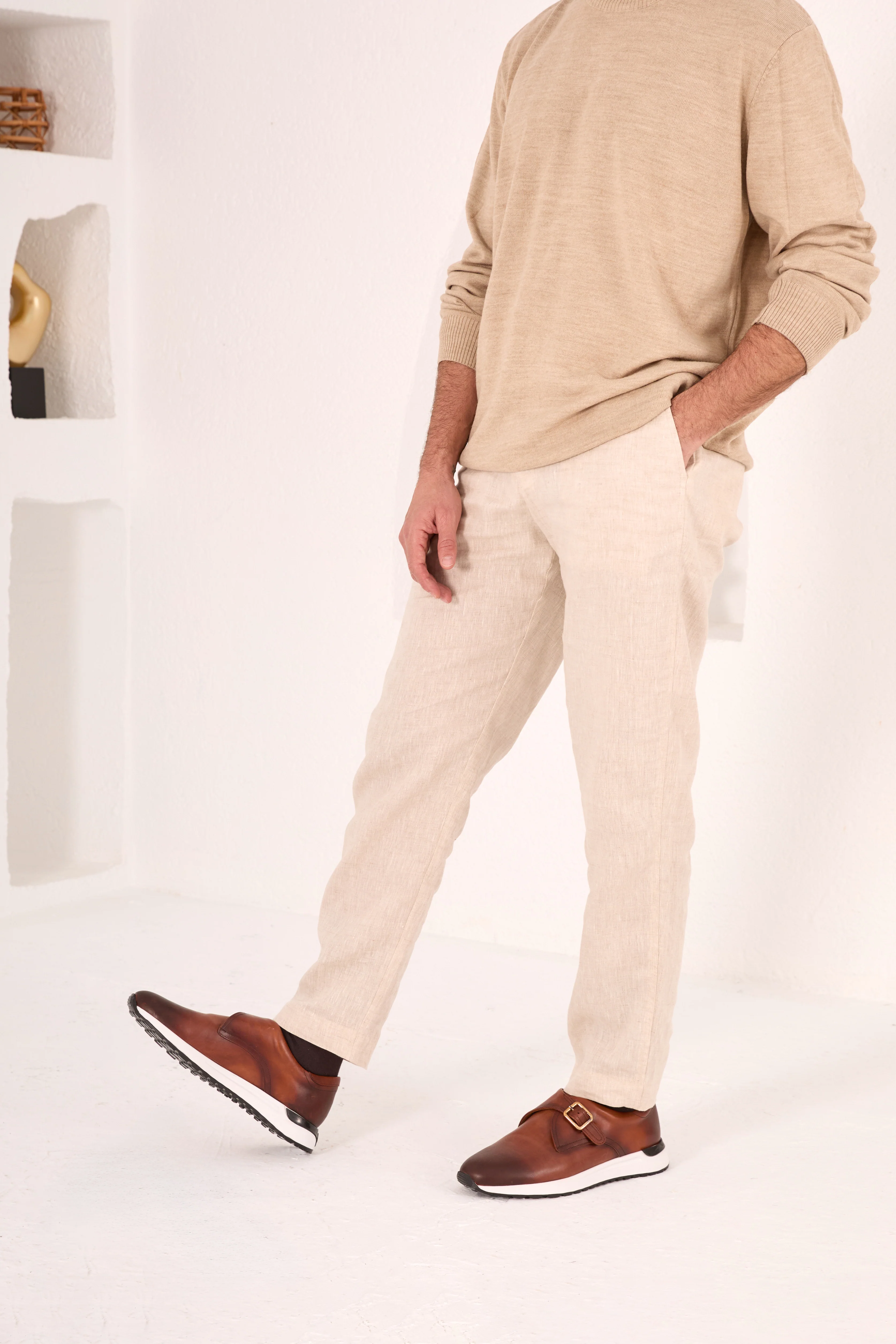 The Torino Tan Leather Men Sneaker - Image 16
