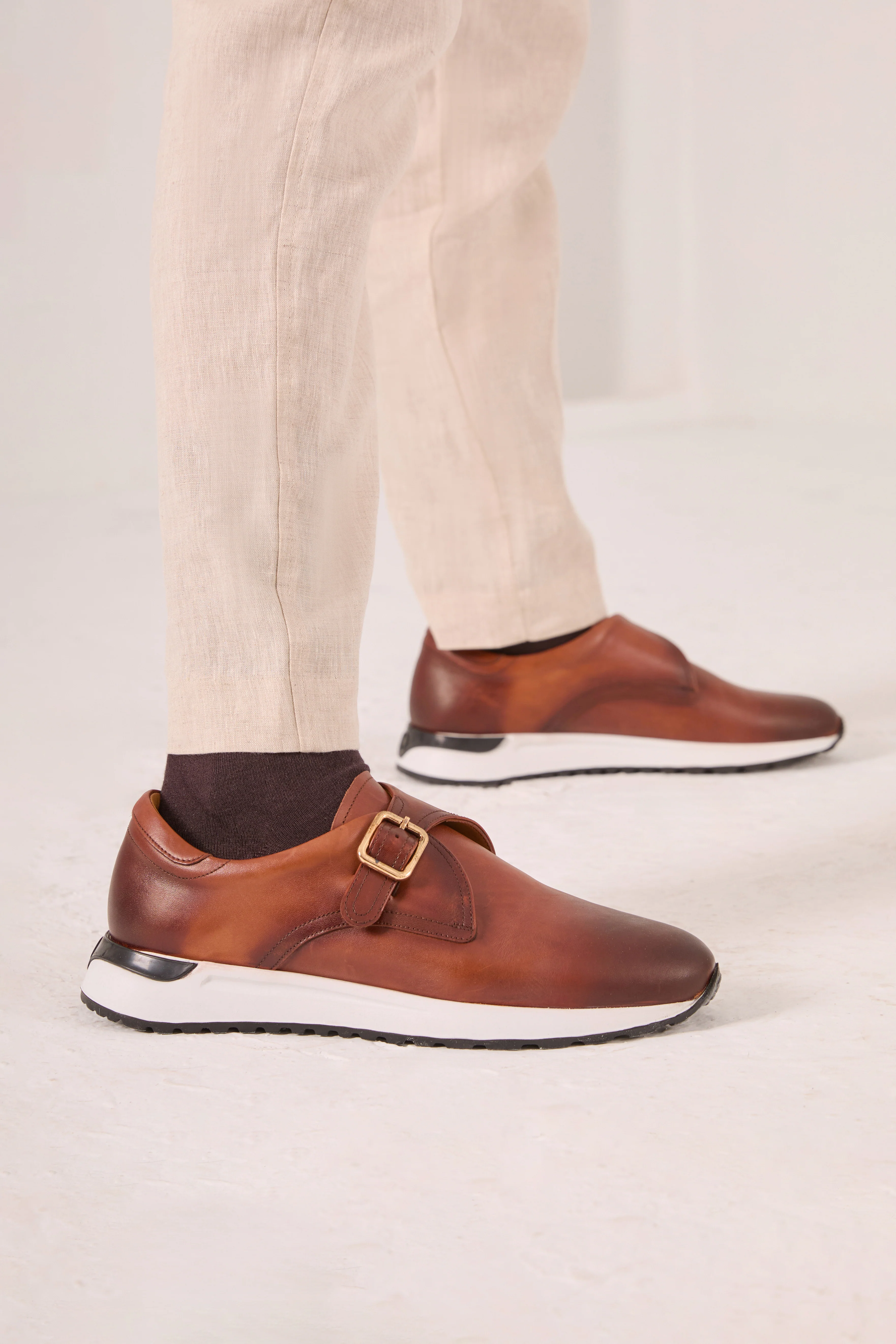 The Torino Tan Leather Men Sneaker - Image 3