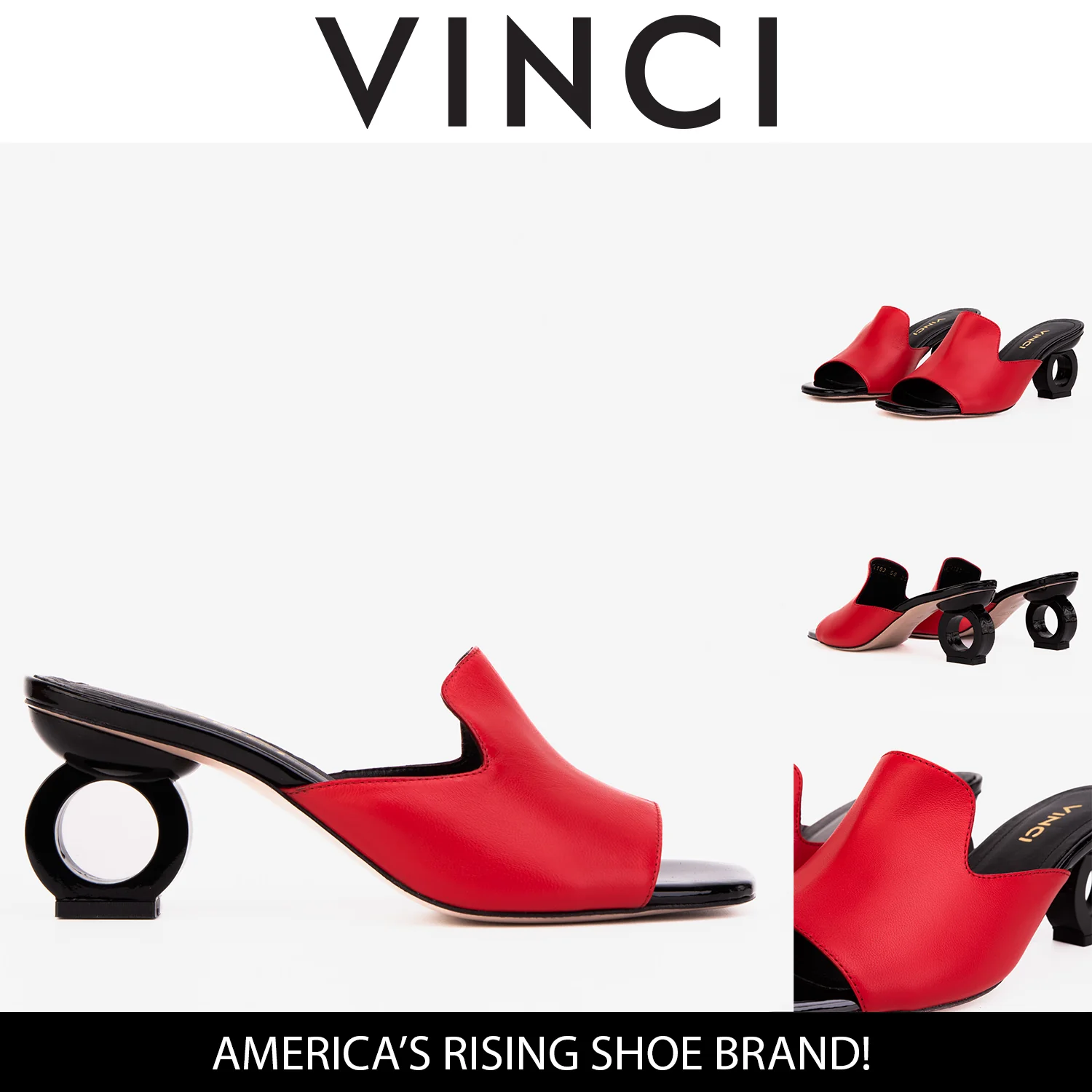 The Tory Red Leather Women Sandal - Image 14
