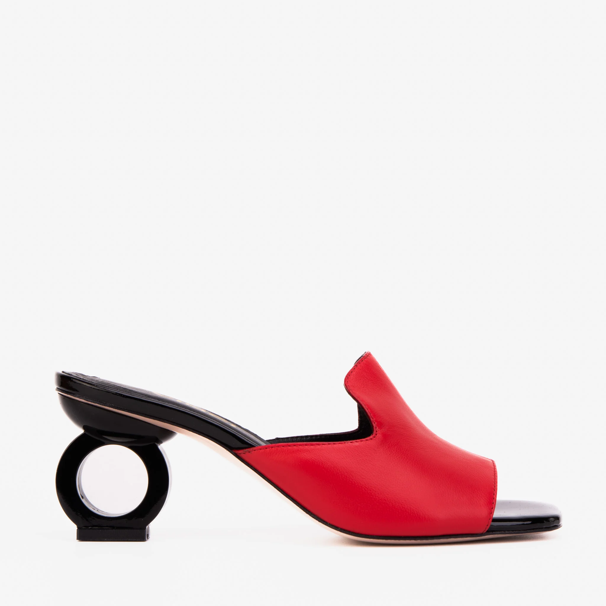 The Tory Red Leather Women Sandal - Image 2