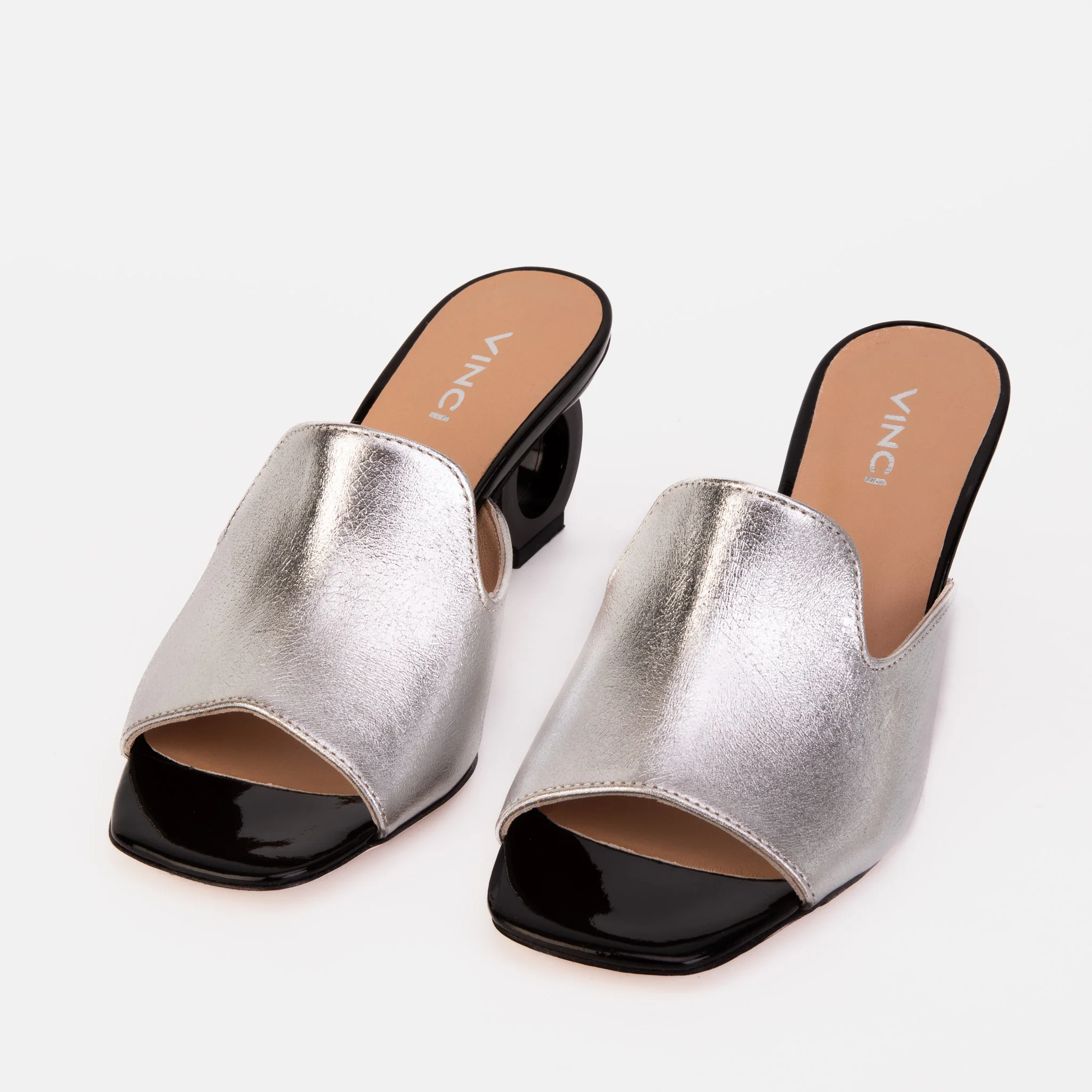 The Tory Silver Leather Women Sandal - Image 5
