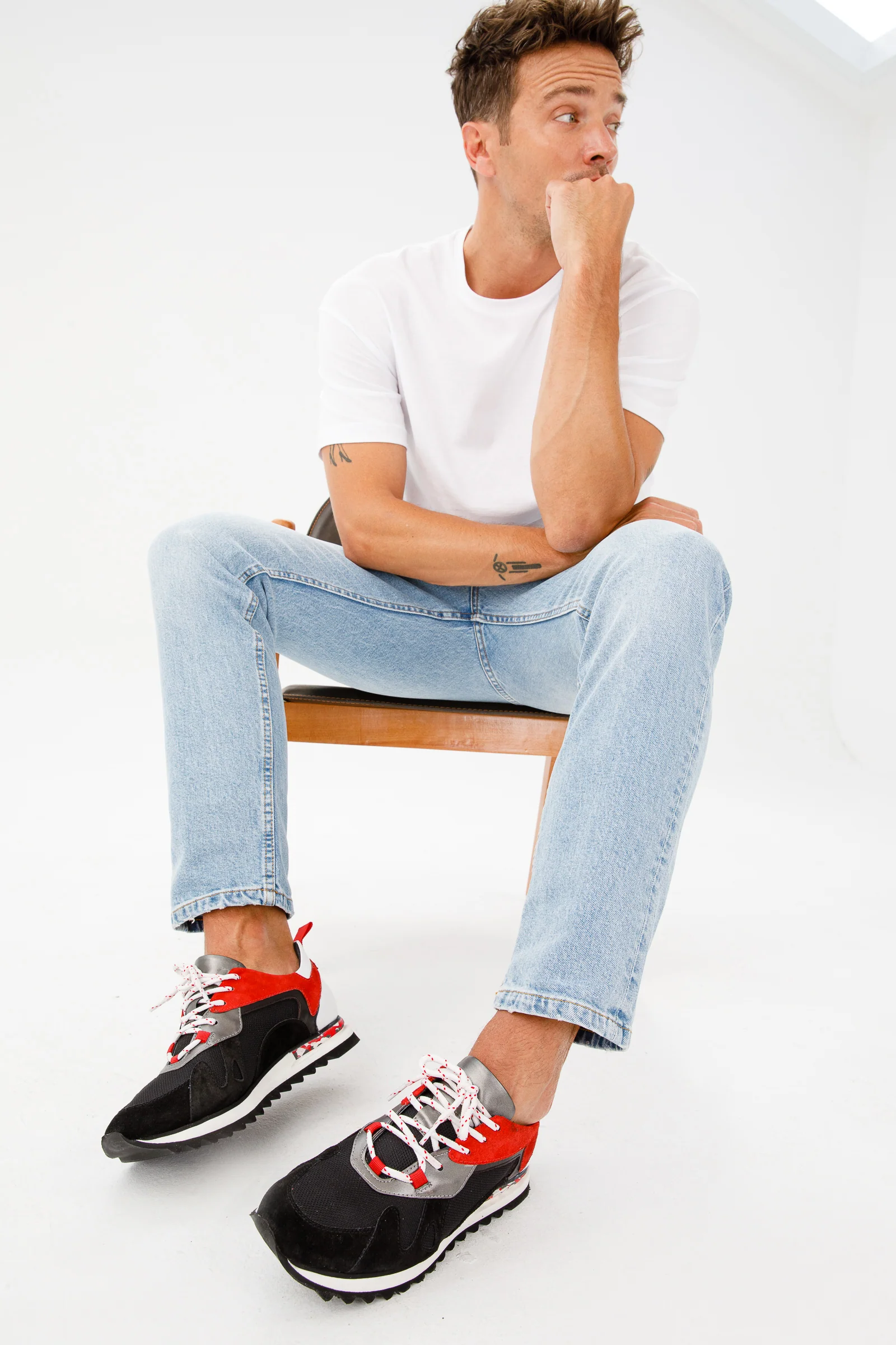 The Tyler Black Leather Men Sneaker Final Sale! - Image 9