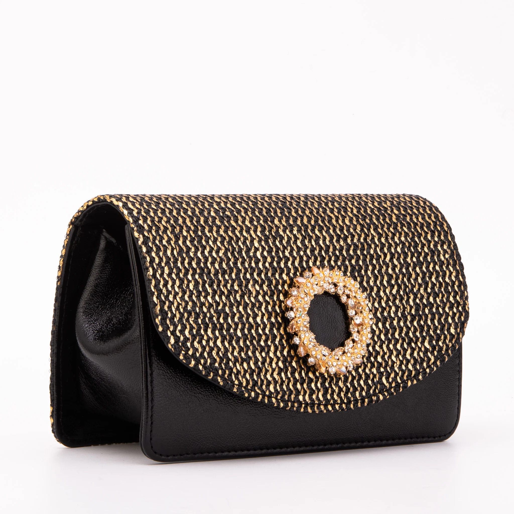 The Valencia Black & Gold Handbag - Image 5