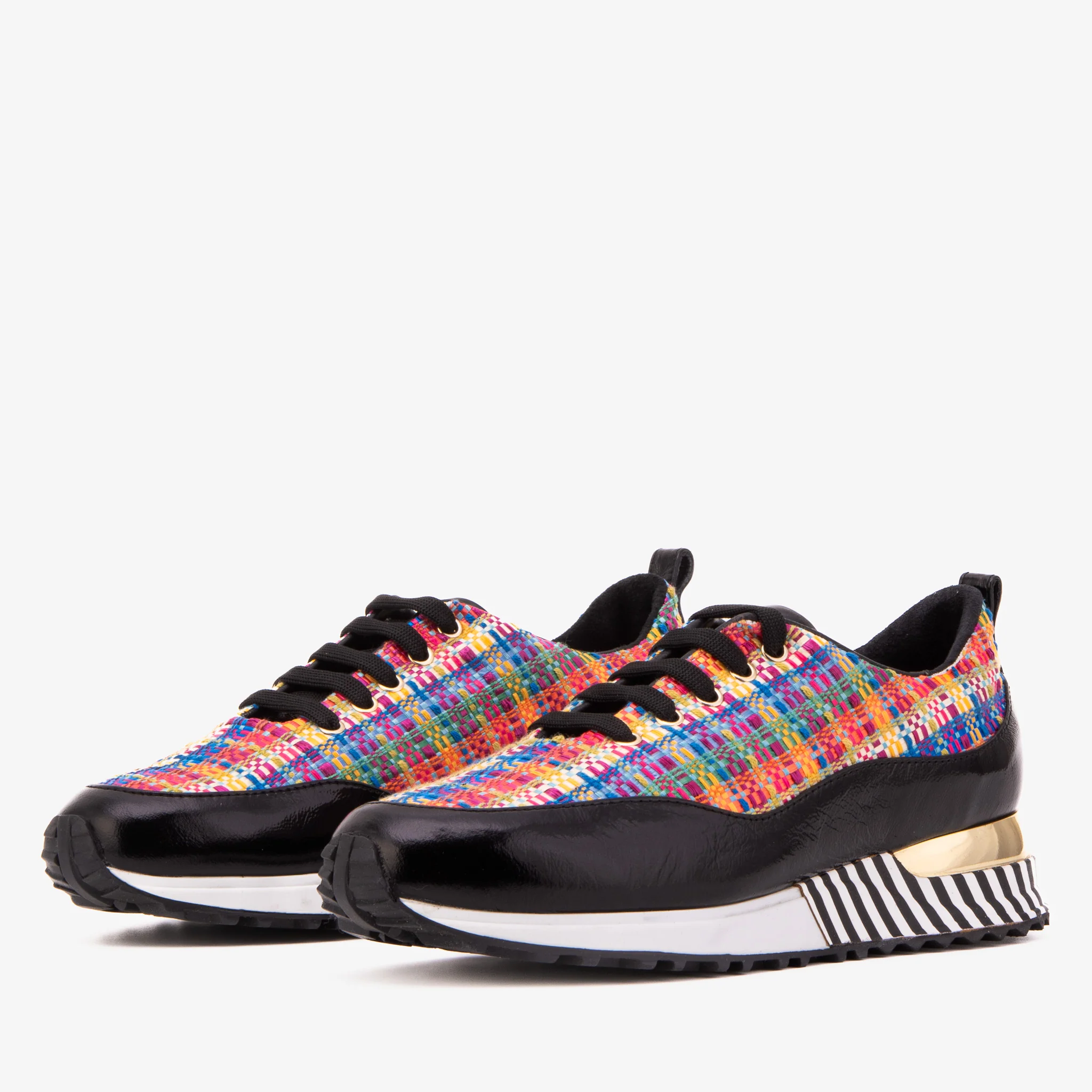 The Valencia Leather Black Women Sneaker - Image 2