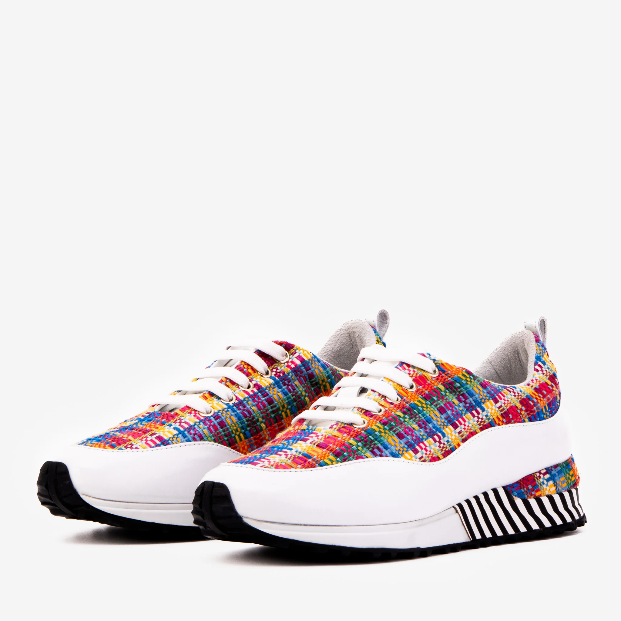 The Valencia White Leather Women Sneaker - Image 2