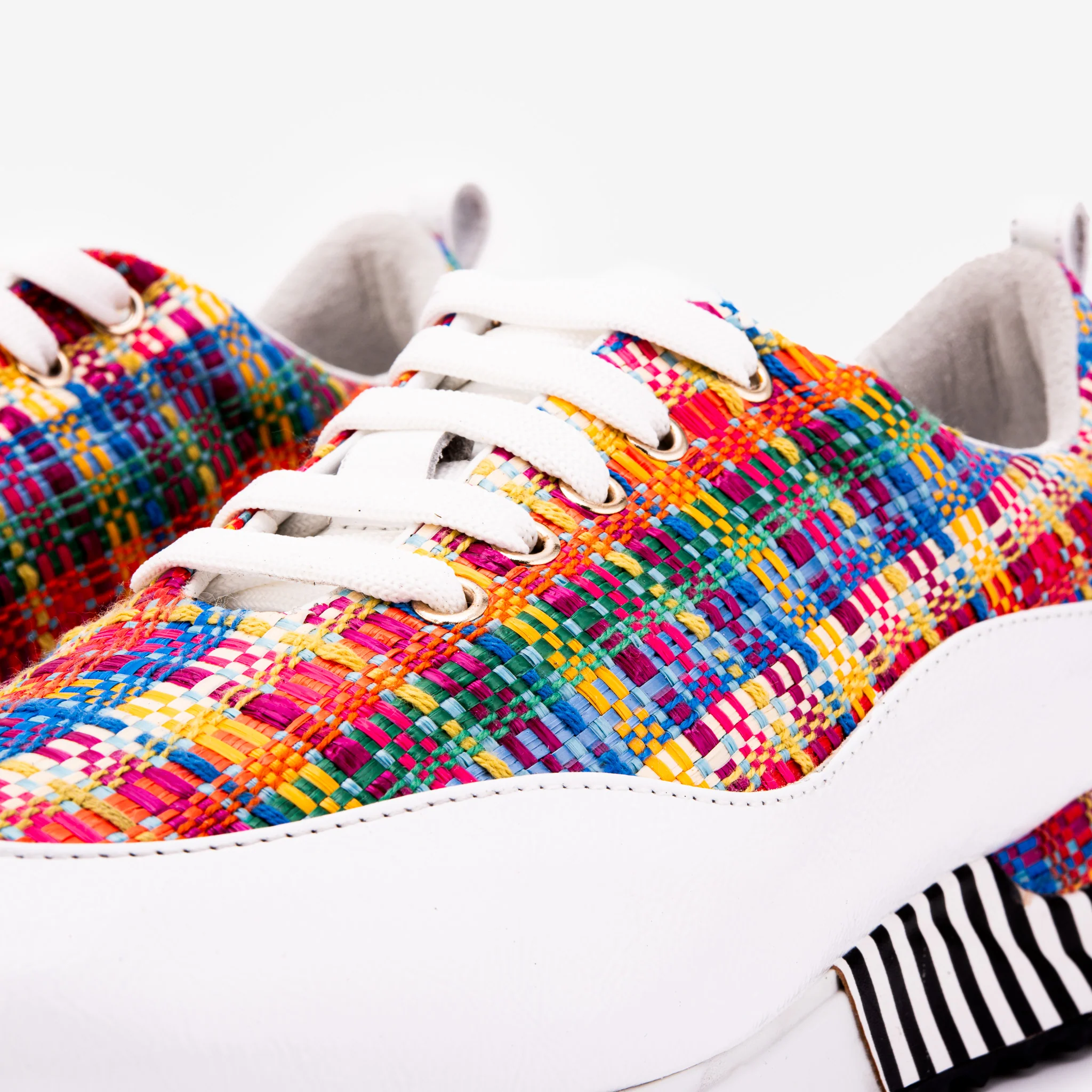 The Valencia White Leather Women Sneaker - Image 3