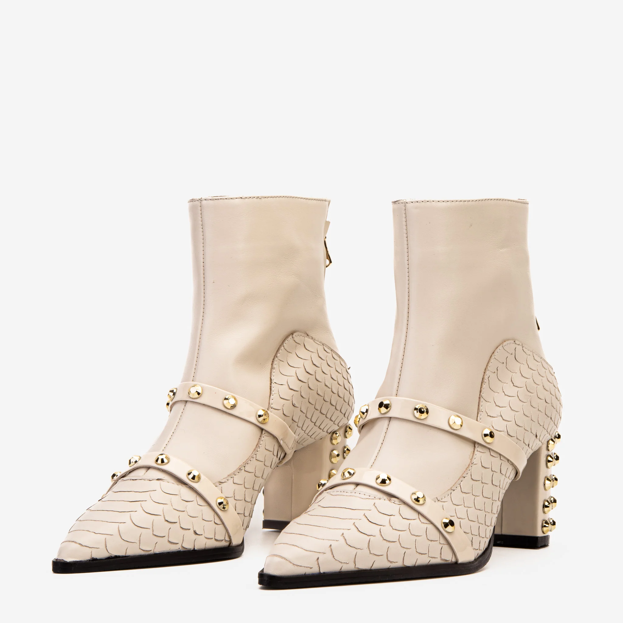 The Valentina Leather Block Heel Women Boot - Image 3