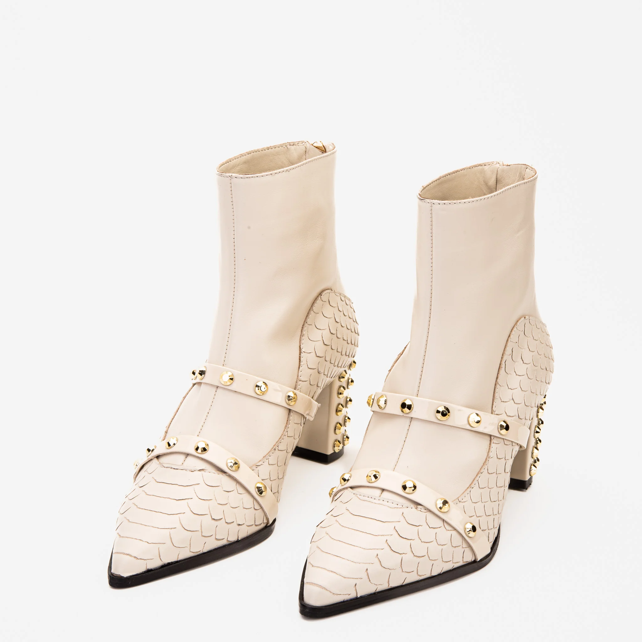 The Valentina Leather Block Heel Women Boot - Image 8