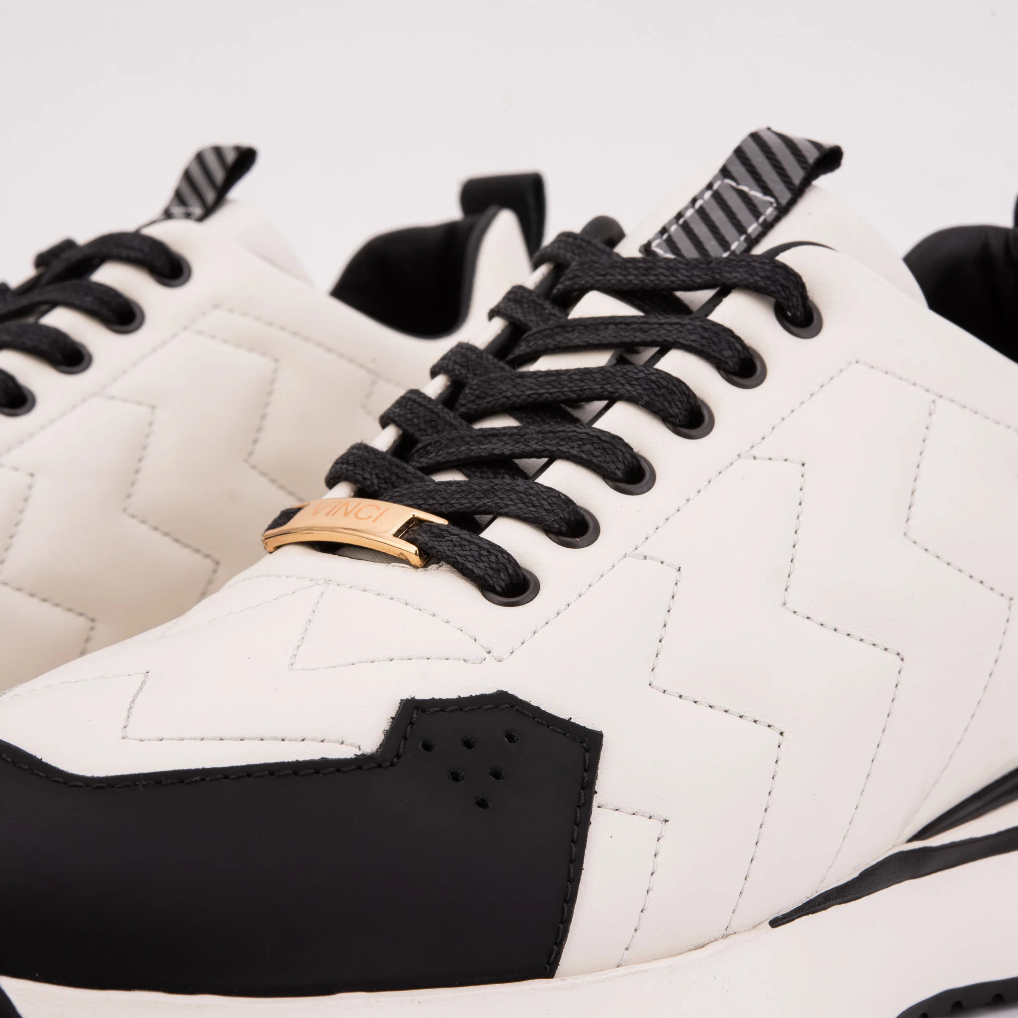 The Veneto White Leather Men Sneaker - Image 3