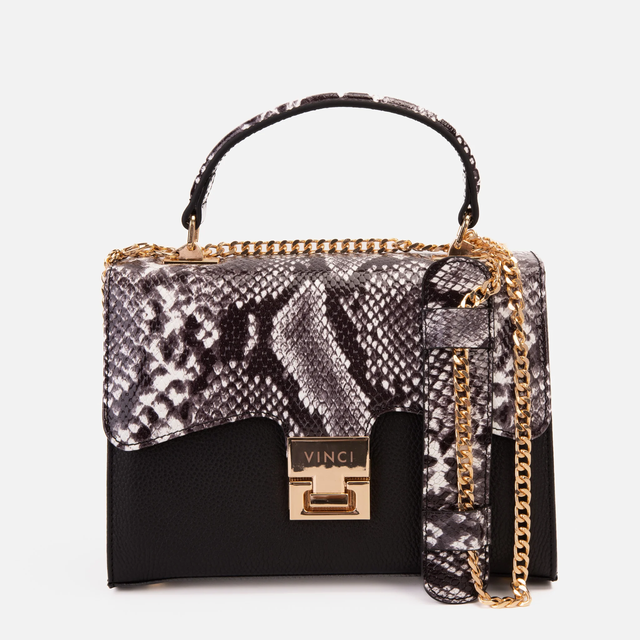 The Venezia Black Leather Handbag - Image 2