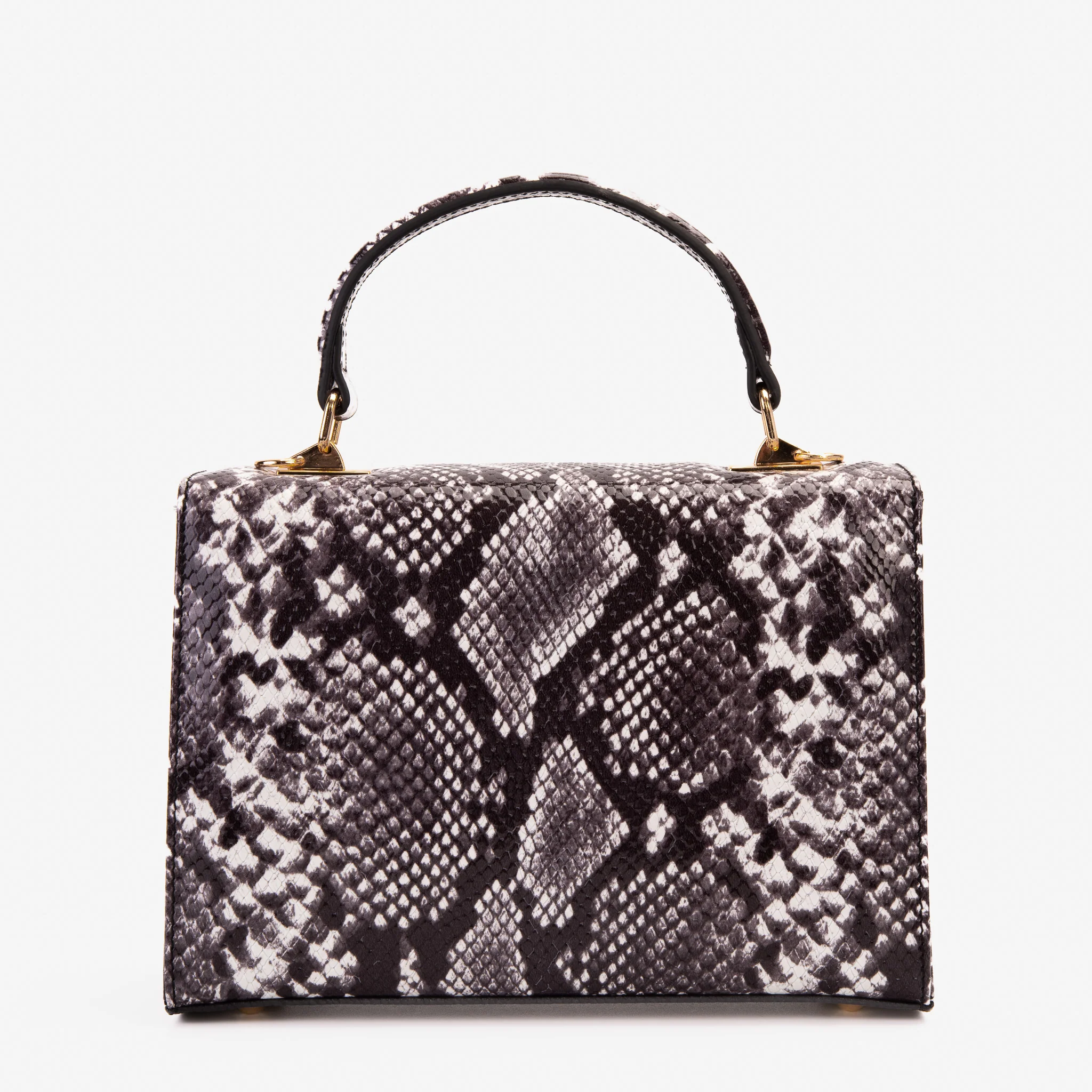 The Venezia Black Leather Handbag - Image 5