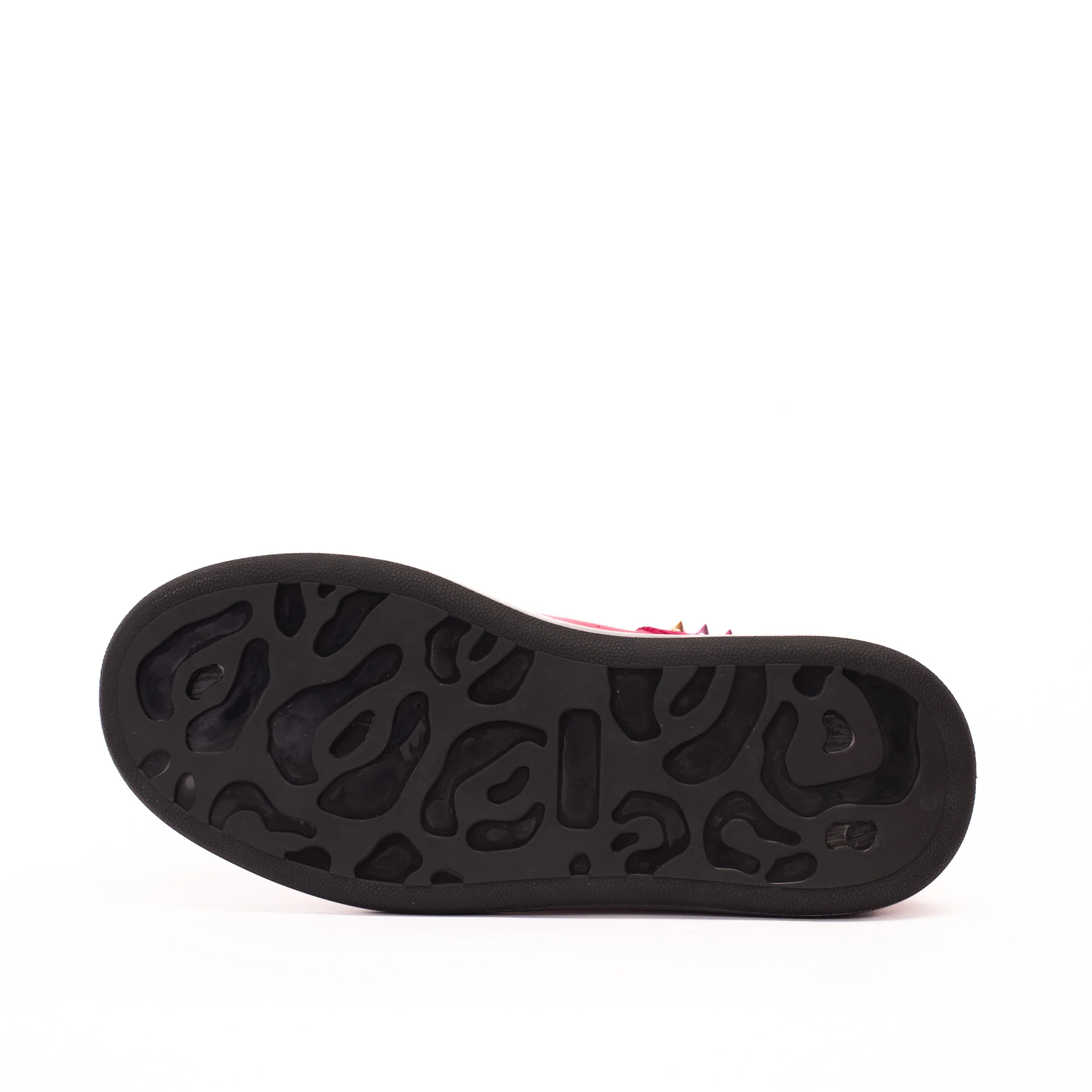 The Venezia Fuchsia Leather Women Sneaker - Image 6