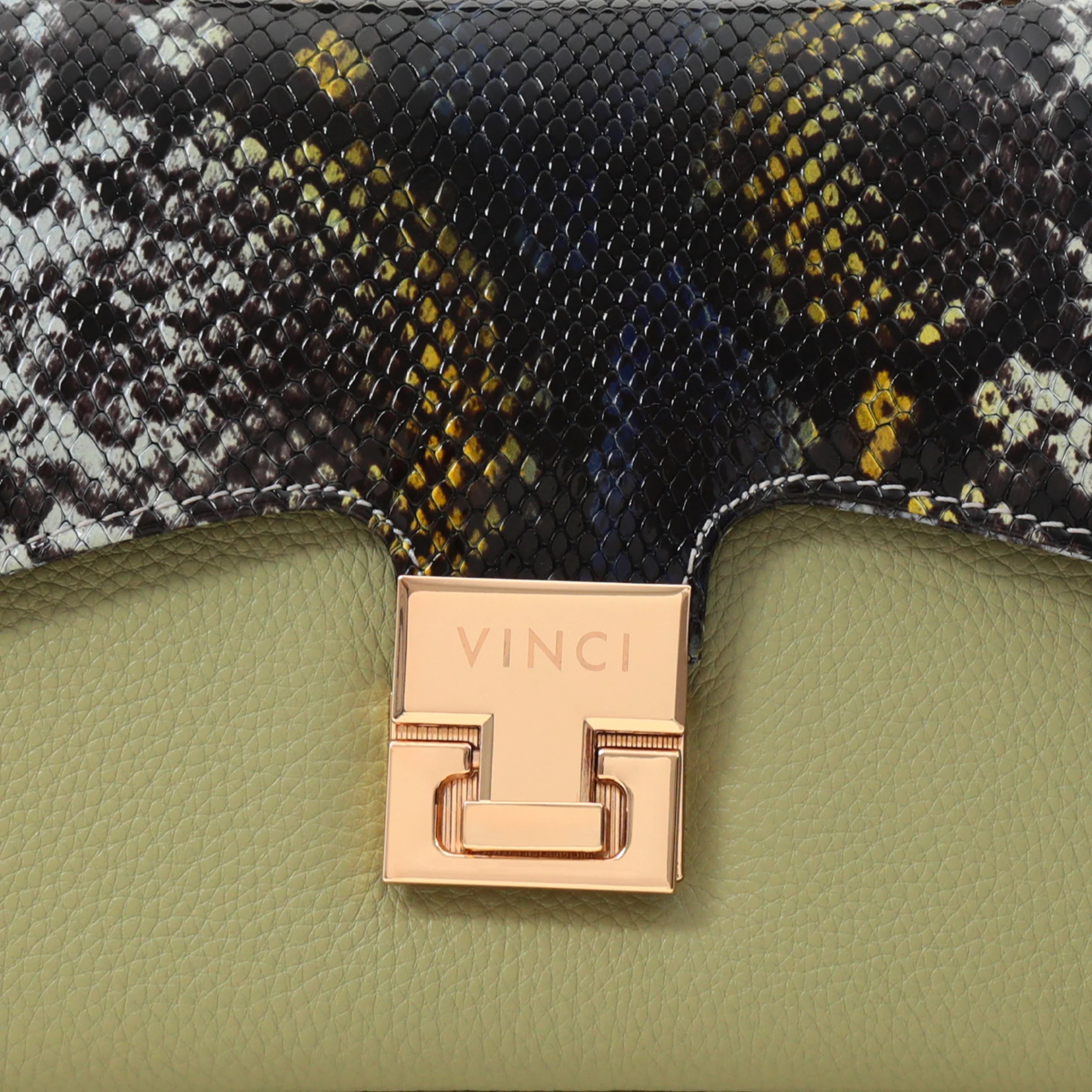 The Venezia Green Leather Handbag - Image 3
