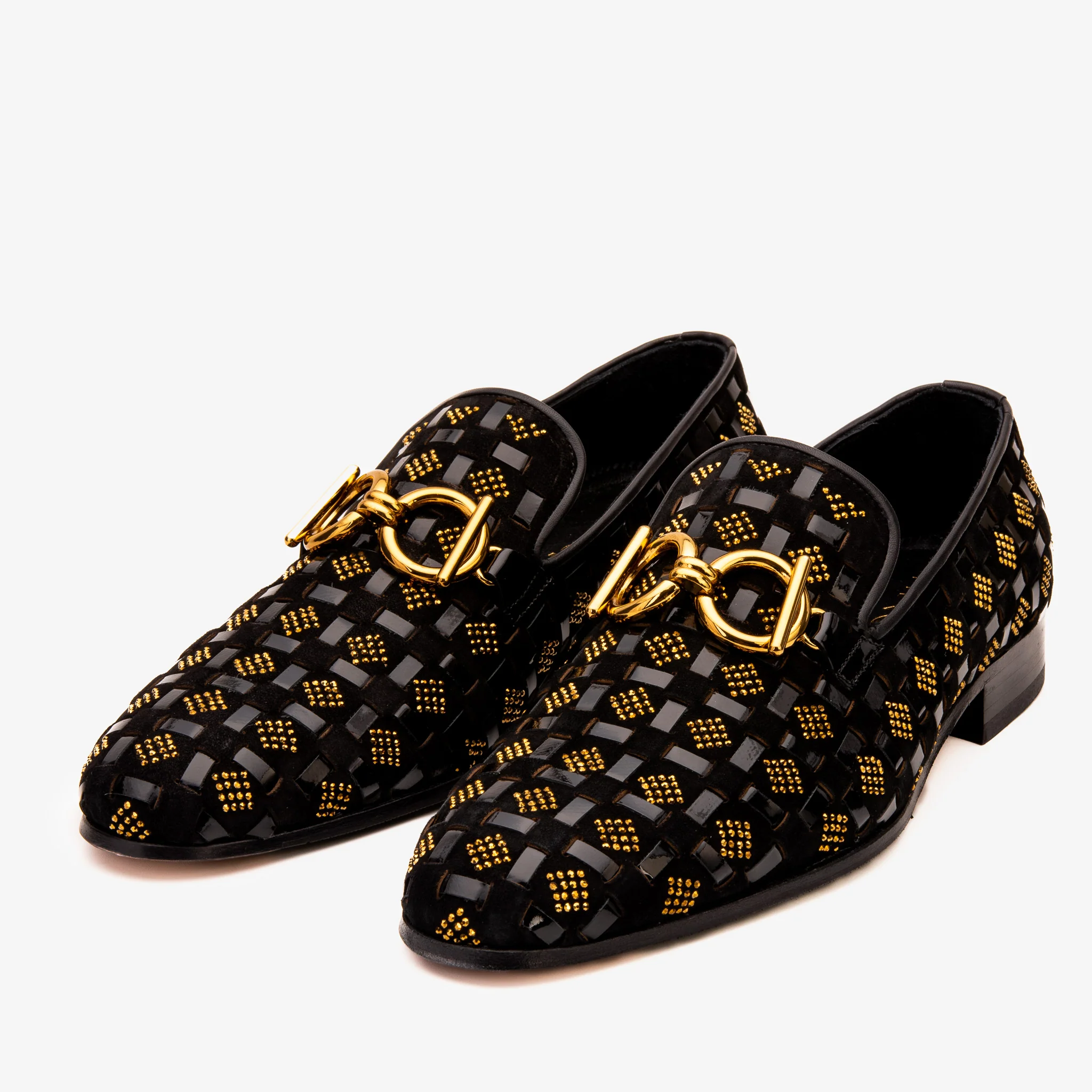 The Vicino Men Shoe Black Bit Dress Loafer - Image 8