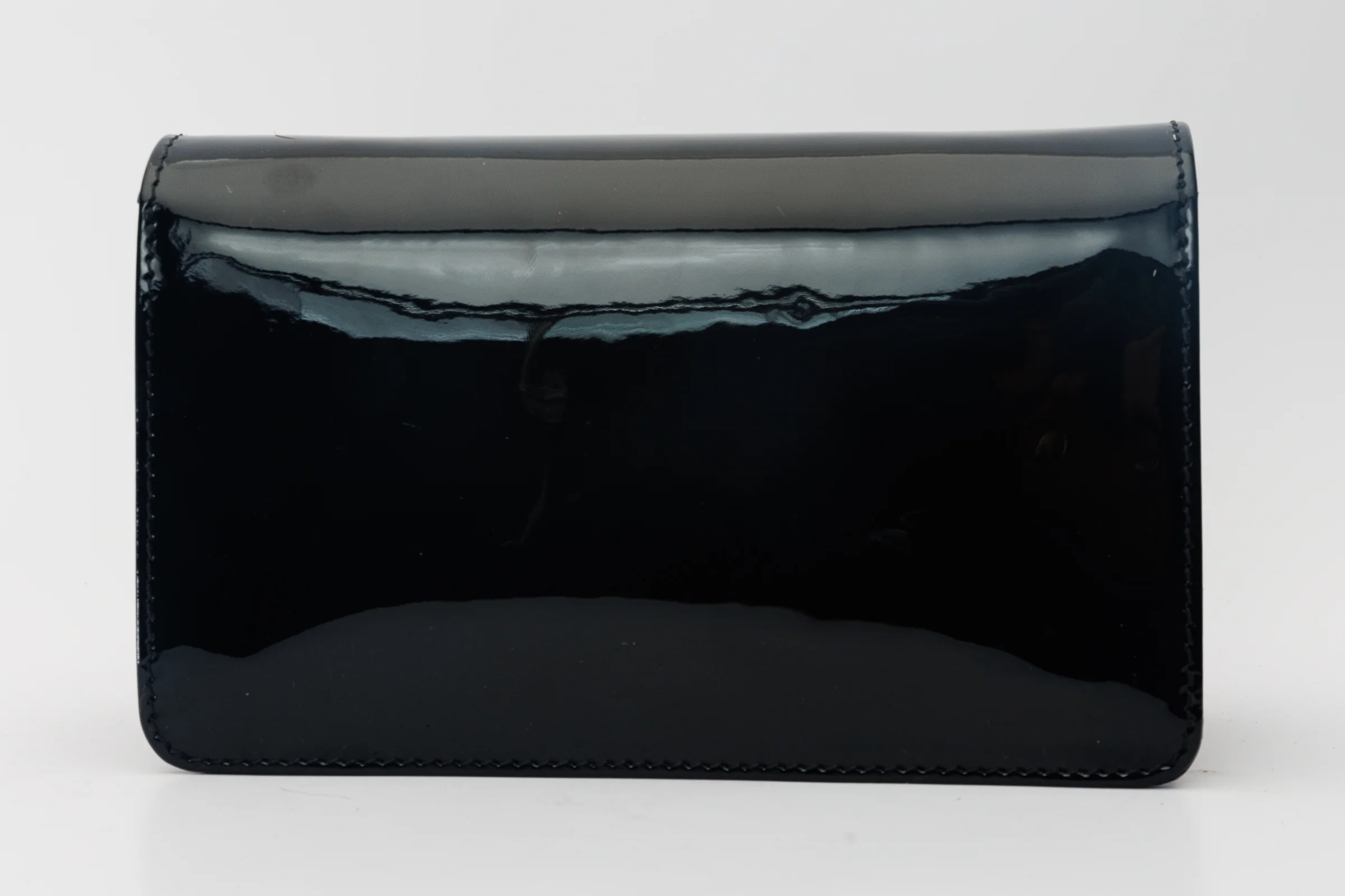 The Vigo Black Patent Leather Handbag - Image 4