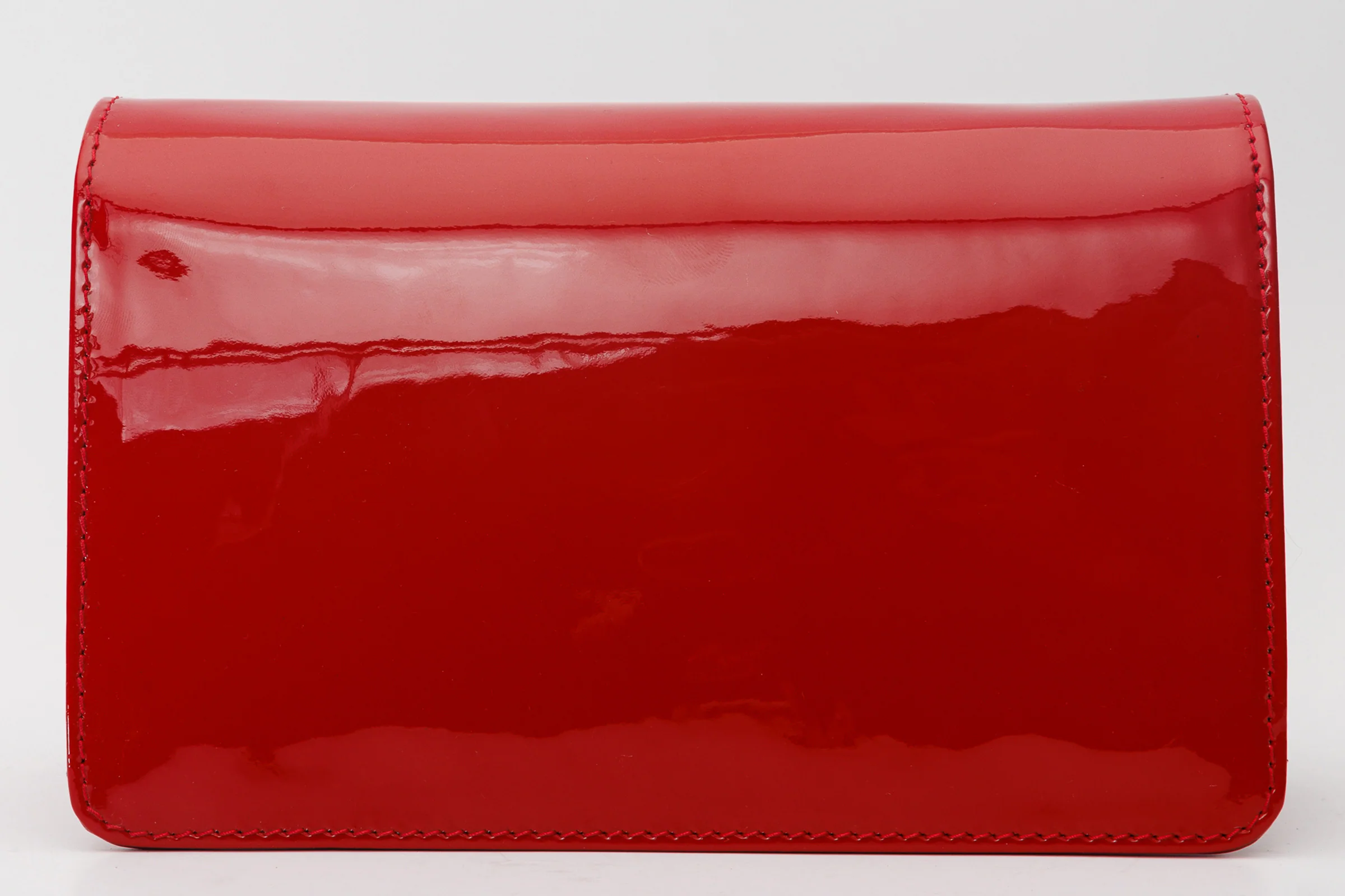 The Vigo Red Patent Leather Handbag - Image 4