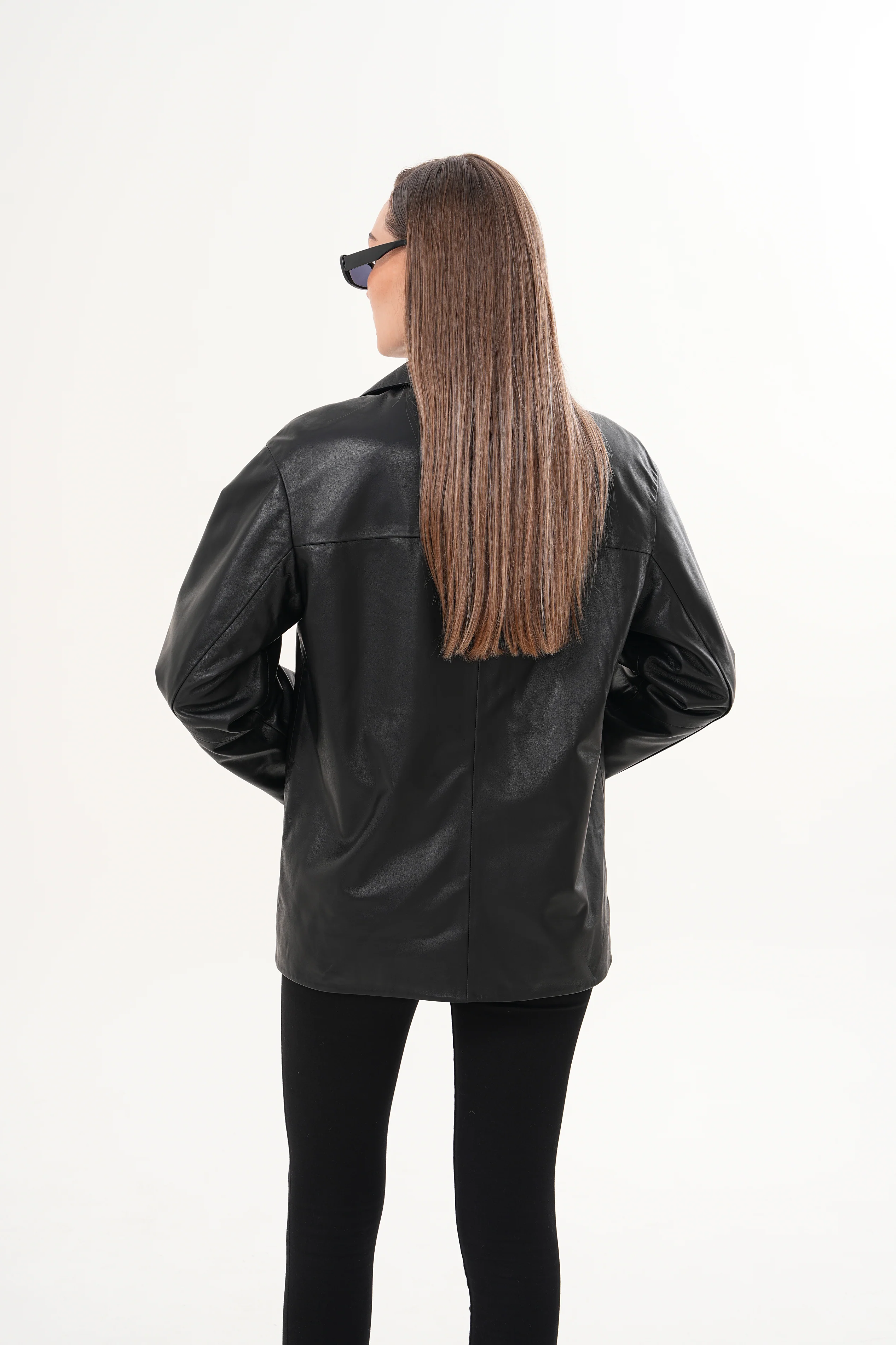 The Viva Black Leather Women Jacket - Image 5